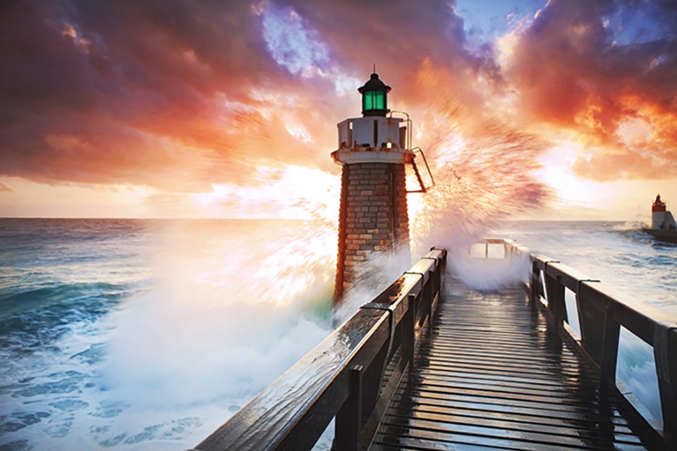 Image of Papermoon Fototapete "Lighthouse" glatt