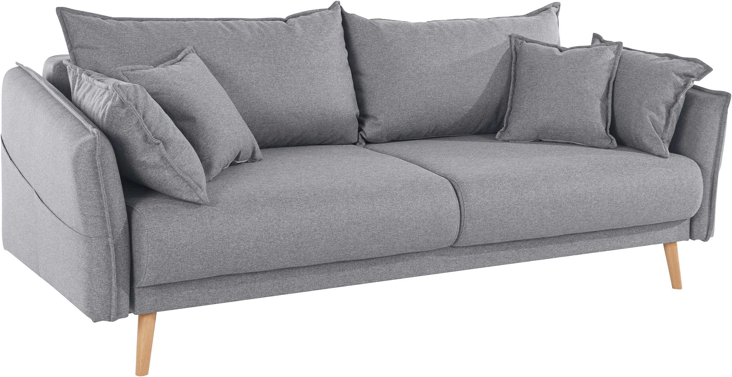 Image of andas Schlafsofa »Granbo«, incl. Bettfunktion und Bettkasten, Federkern-Polsterung, Seitentasche im Armteil bei Ackermann Versand Schweiz