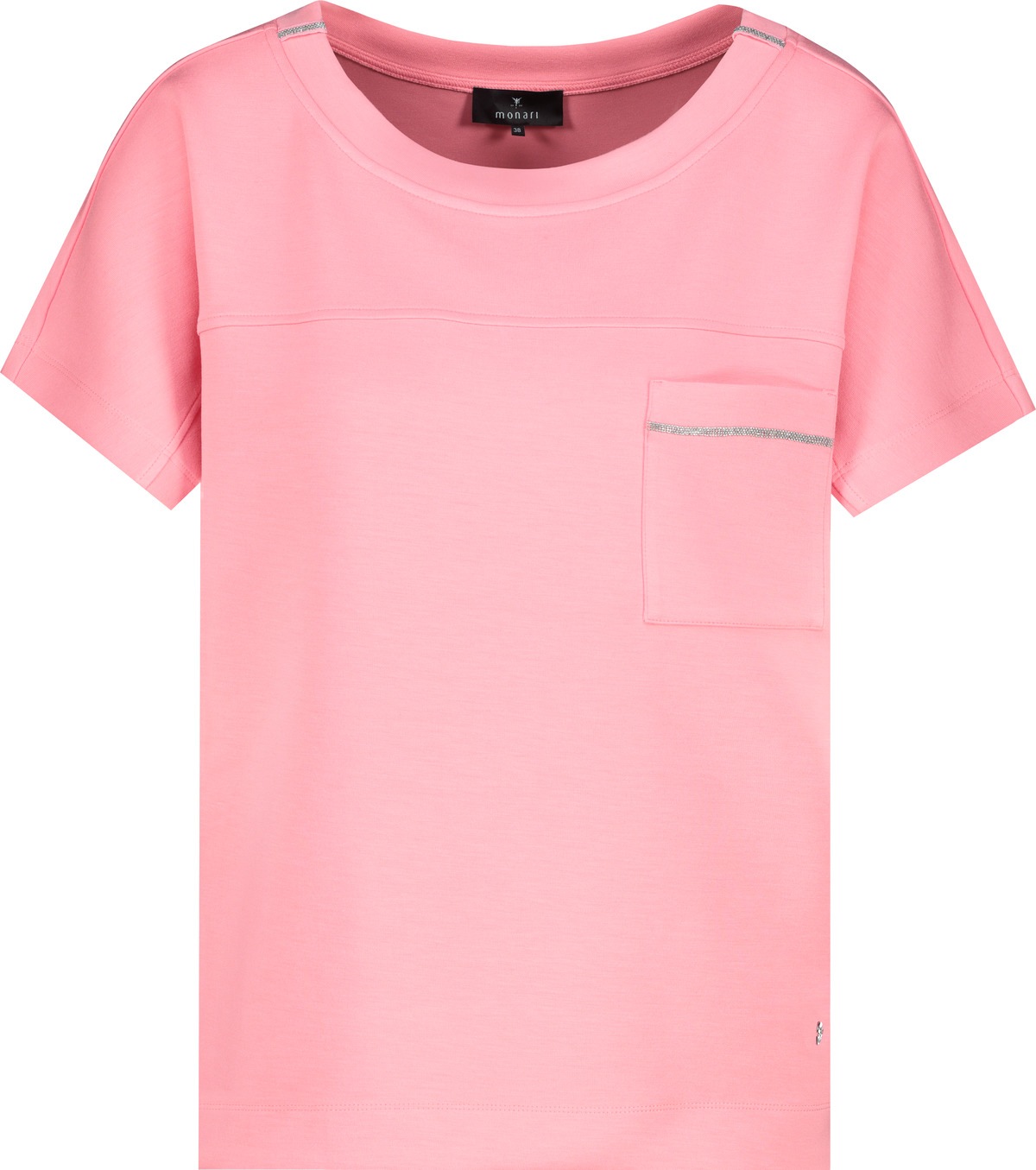 Monari Sweatshirt »Sweatshirt Basic Kette«, Mit Rundhalsausschnitt
