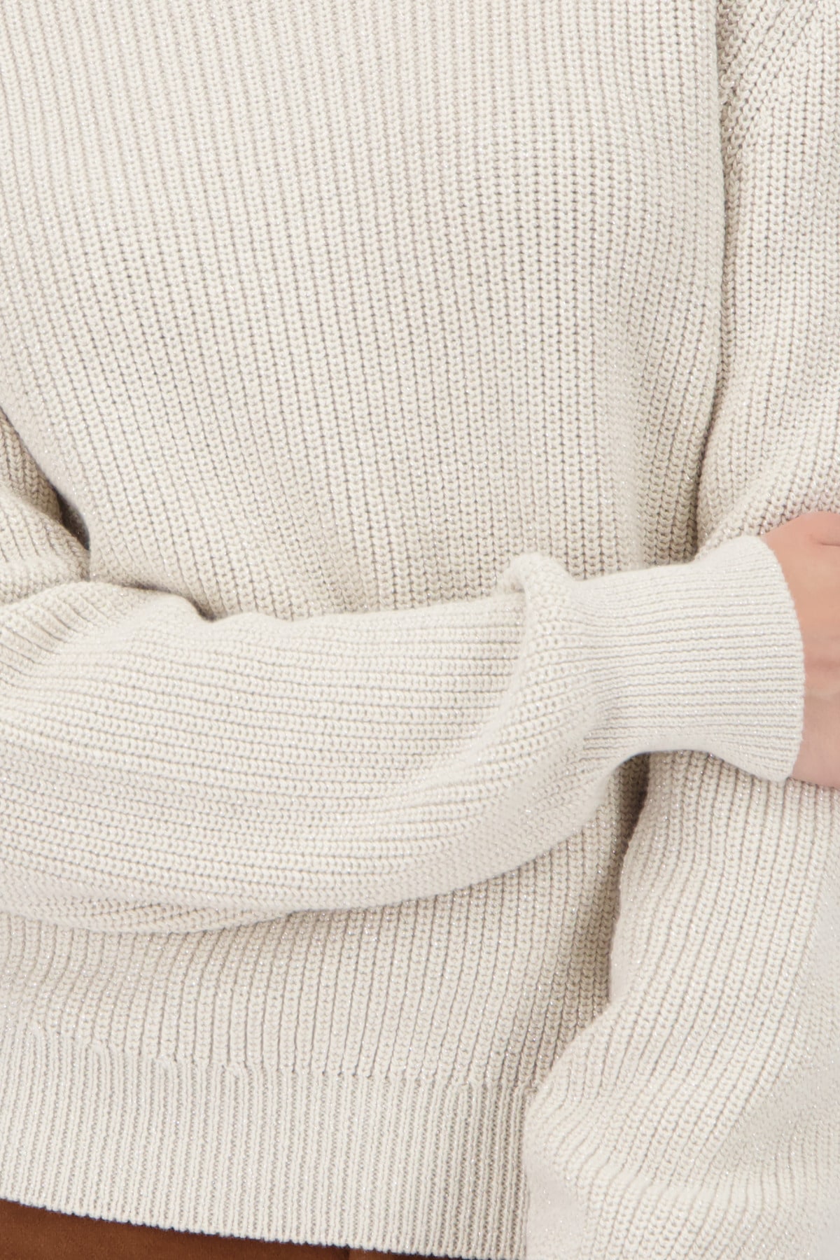 Monari Pull en tricot Regular fit mit Rundhalsausschnitt