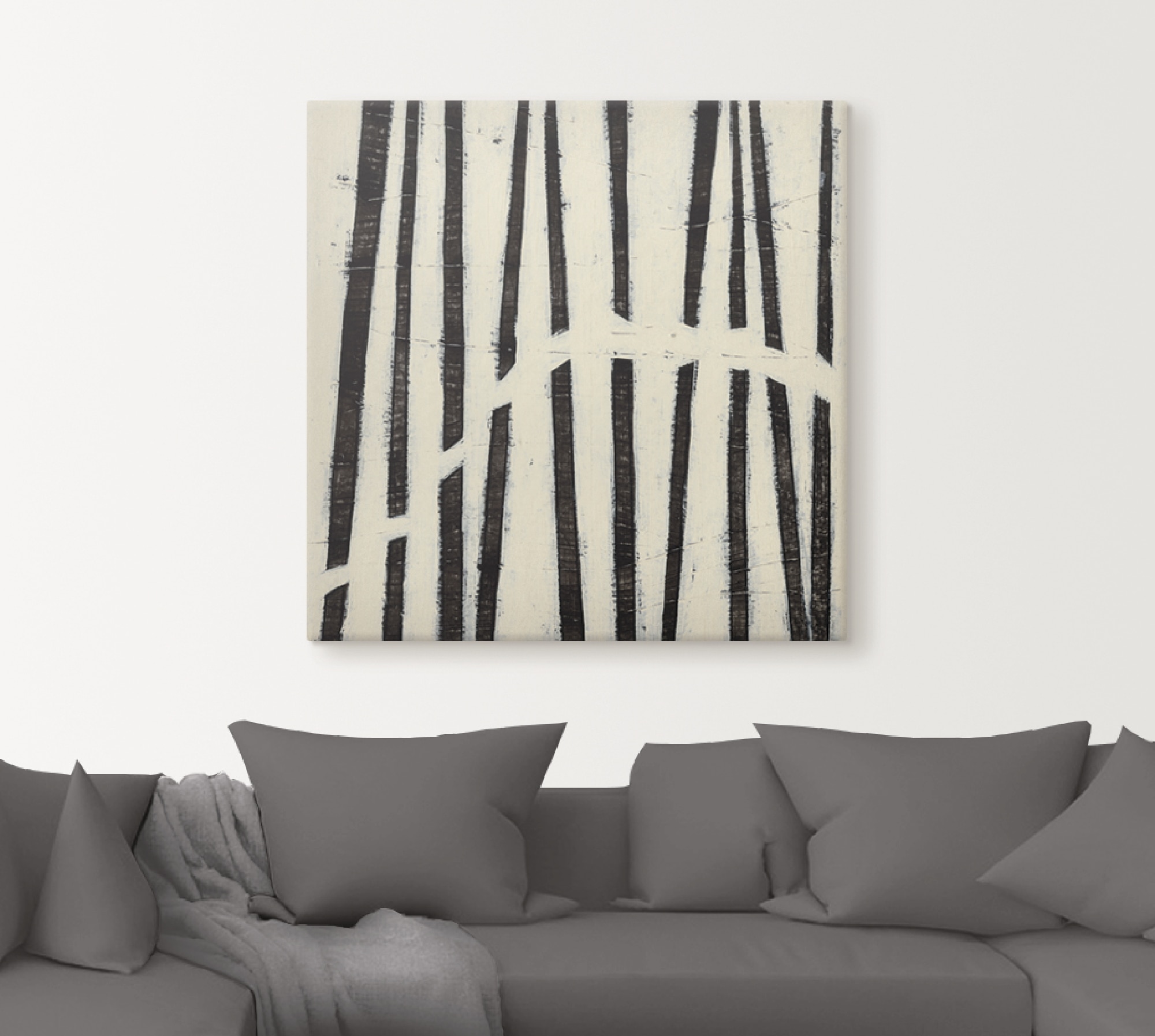 Artland Tableau sur toile »Hieroglyph I« 1 cuis tlg. auf Holzrahmen gespannt