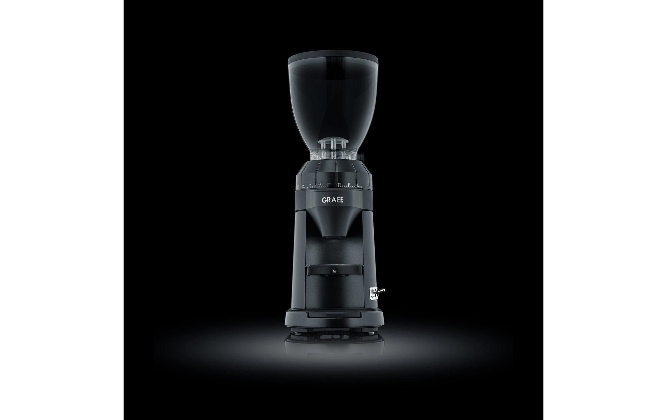 Graef Kaffeemühle »CM8002 Schwarz matt«, 128 W, Kegelmahlwerk, Ausstattung: Display, Einstellbarer Mahlgrad