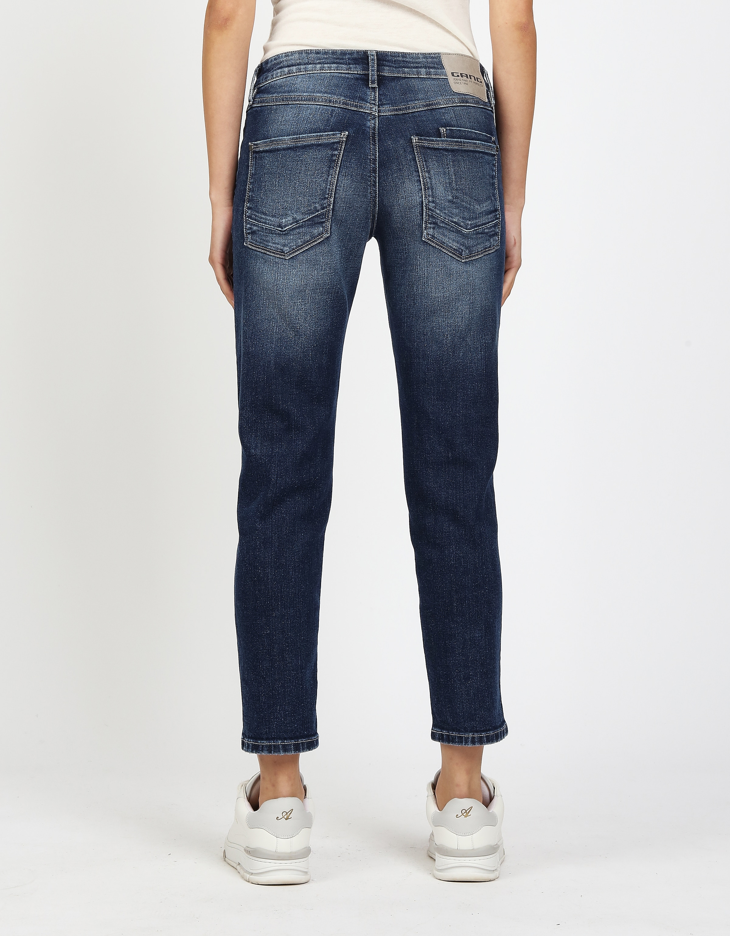 GANG Boyfriend-Jeans »94NADIA« 5-Pocket Style mit Reissverschluss und Knopf