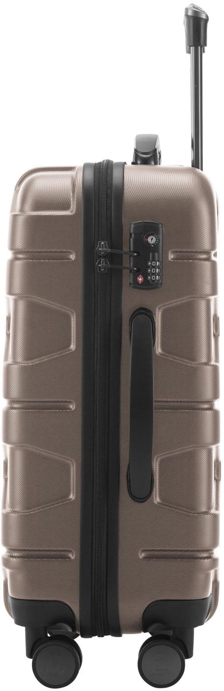 Hauptstadtkoffer Trolley à coque dure »X-Kölln, 55 cm« 43 litre 4 Rollen Hartschalen-Koffer Handgepäck-Koffer Reisegepäck TSA Schloss