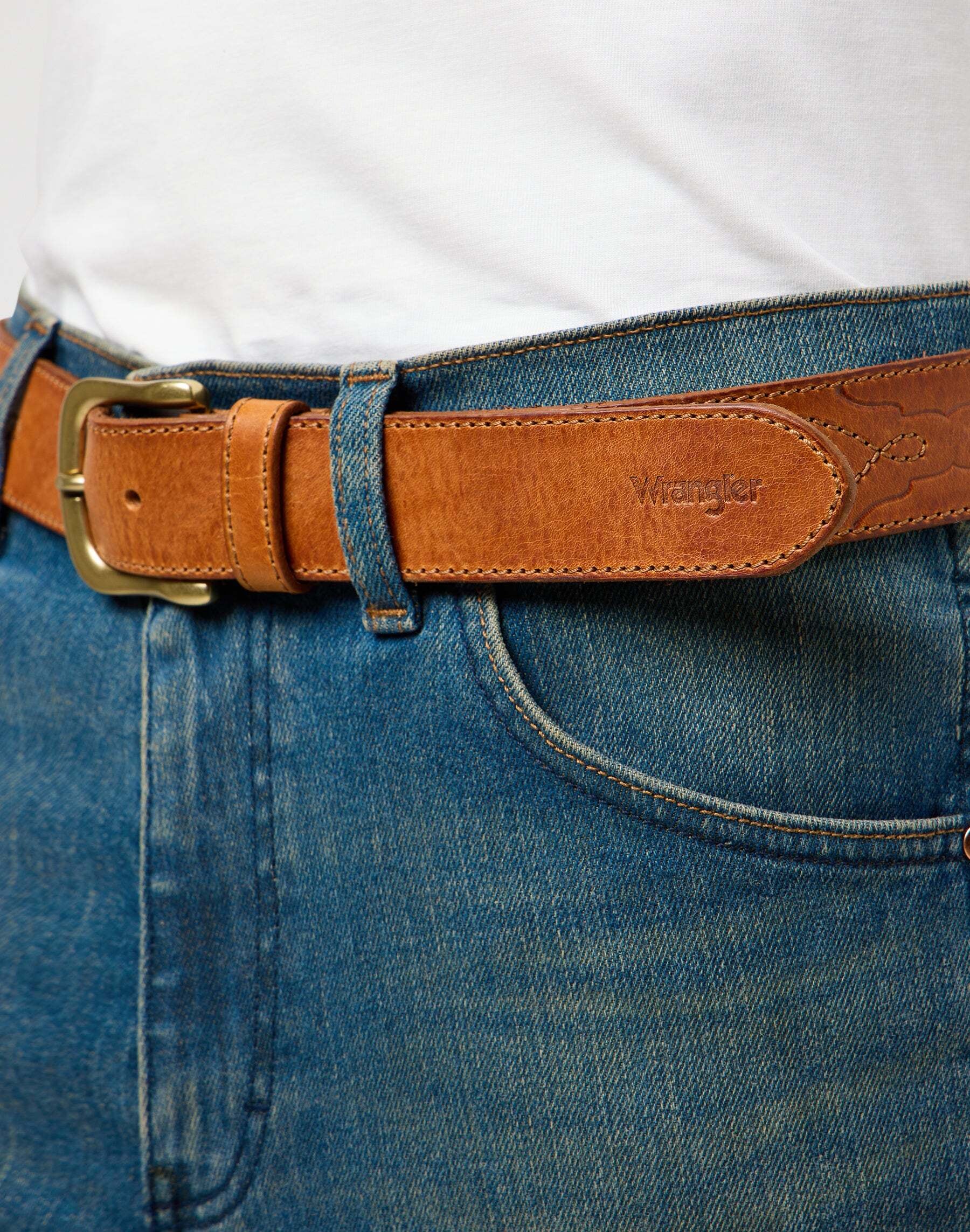 Wrangler Hüftgürtel »WRANGLER Gürtel Western Stitch Belt«