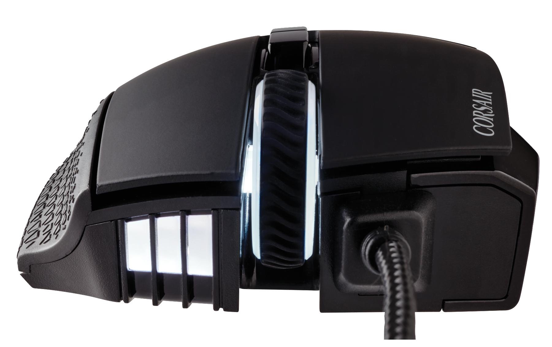 Corsair Gaming-Maus »Corsair Scimitar RGB Elite, schwarz«, kabelgebunden