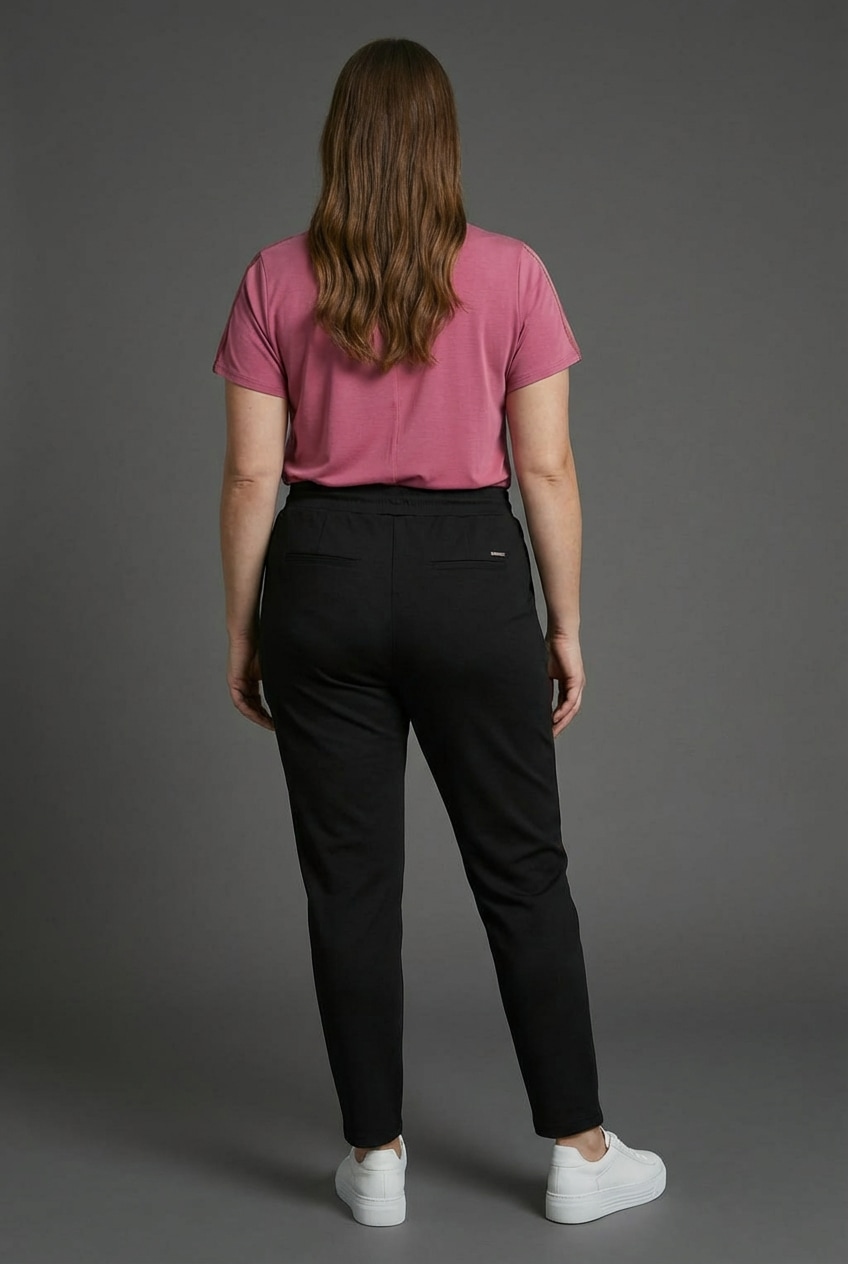 Laura Scott CURVE Pantalon de jogging »Grosse Grössen«  im sportiven Look aus formstabilem, elastischem Stoff