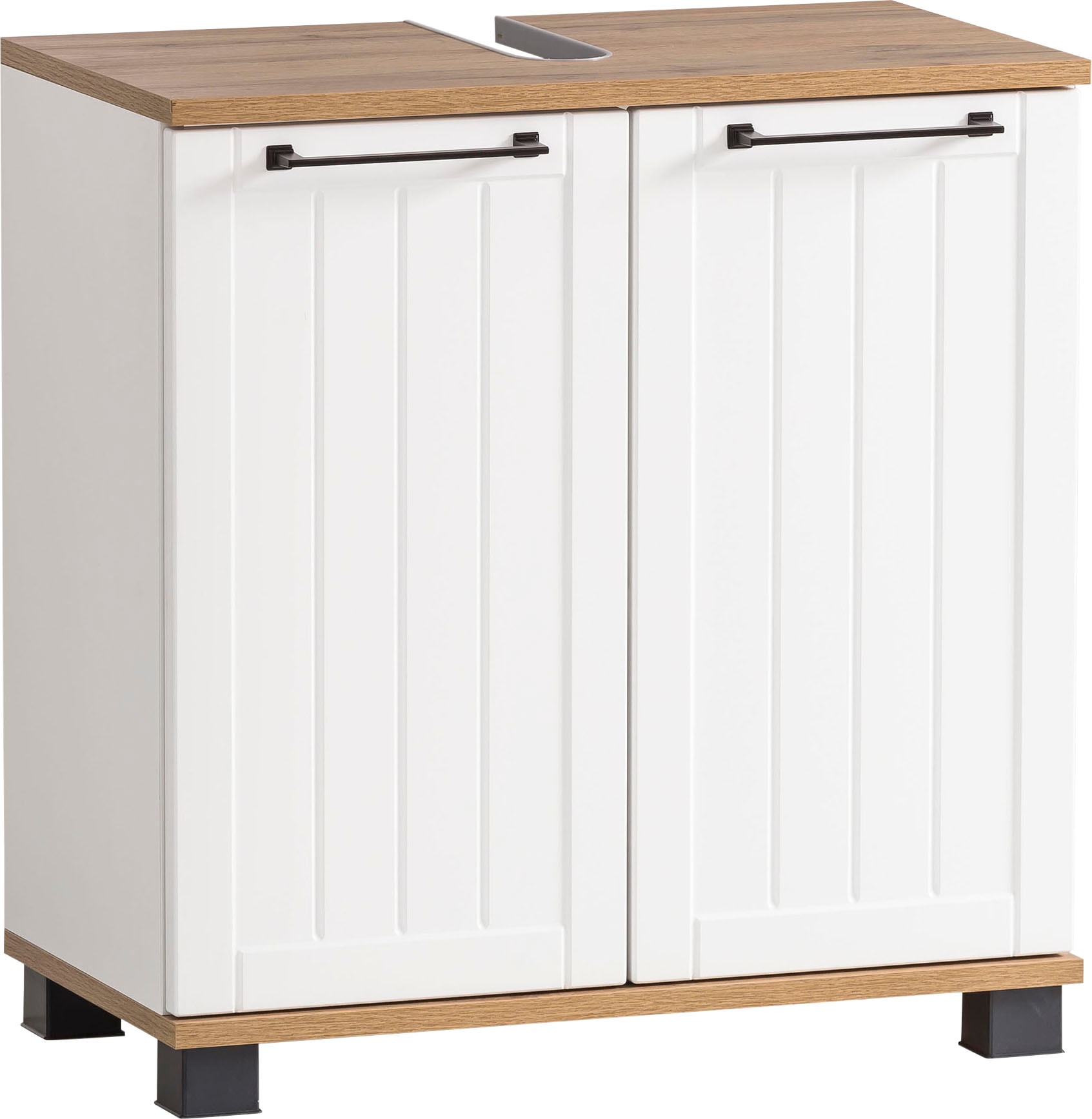 Image of Schildmeyer Waschbeckenunterschrank "Jelda, Waschbeckenunterschrank, Made in Germany, B 59,8 cm" Solide Verarbeitung - Dieses Produkt ist in Deutschland gefertigt
