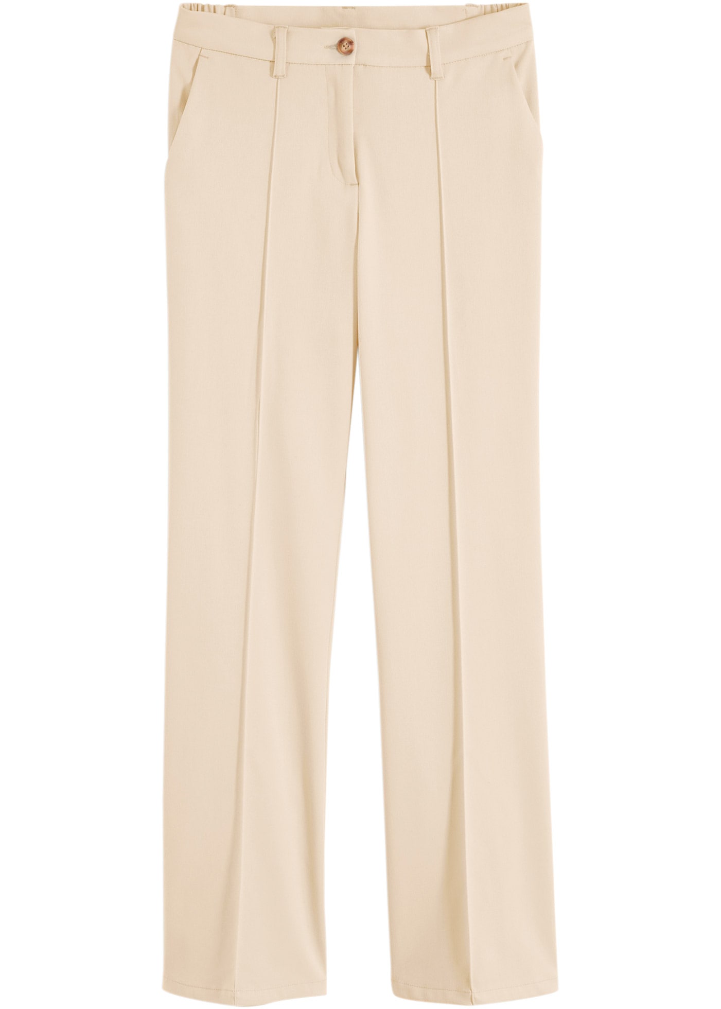 bonprix Anzughose  mit Elasthan-Anteil, Regular Fit, Flared Schnitt, eleganter Stil