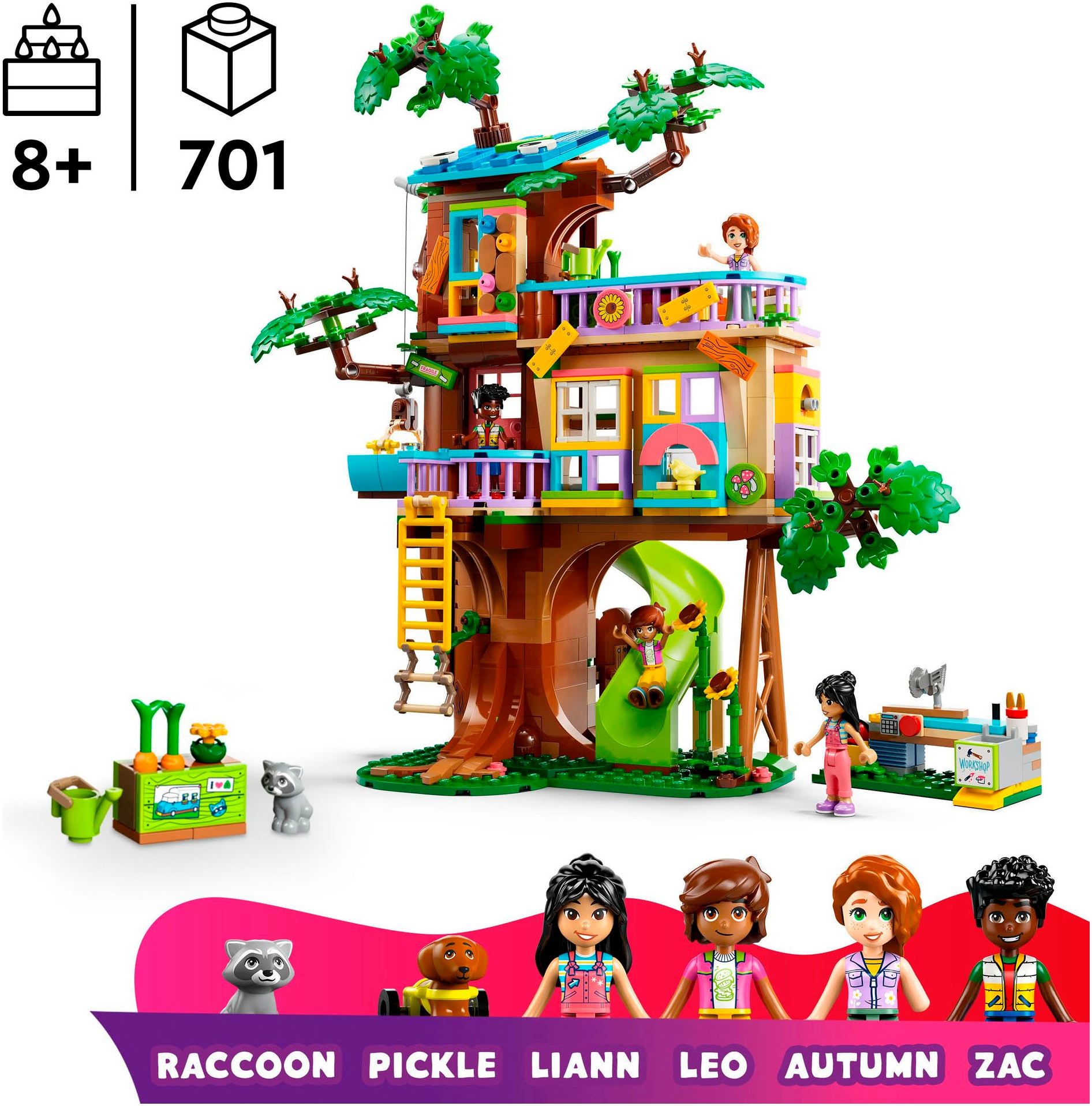LEGO® Konstruktionsspielsteine »Baumhaus (42652), LEGO Friends« Made in Europe