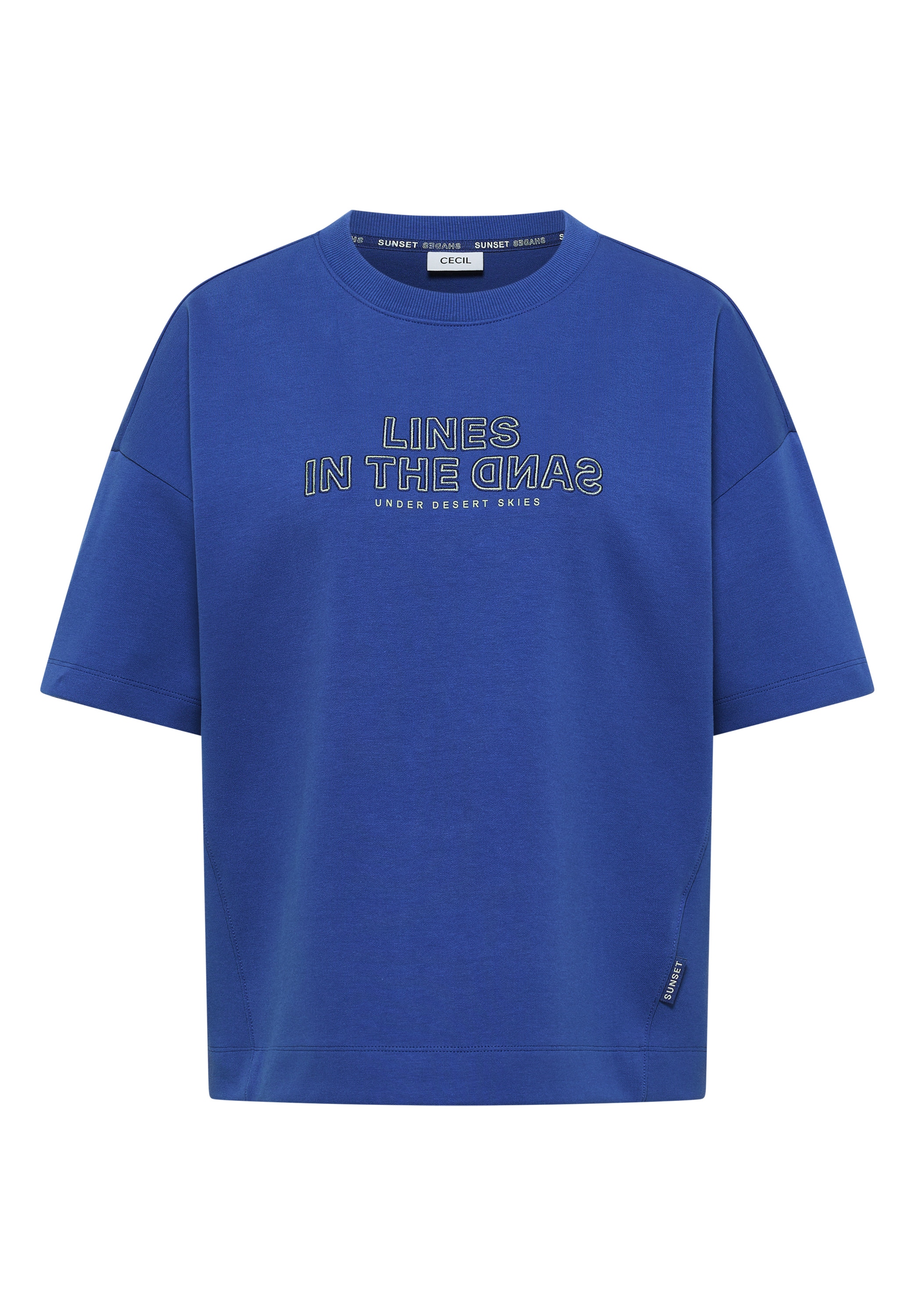 Cecil Pull , Sweatshirt manches courtes avec broderie
