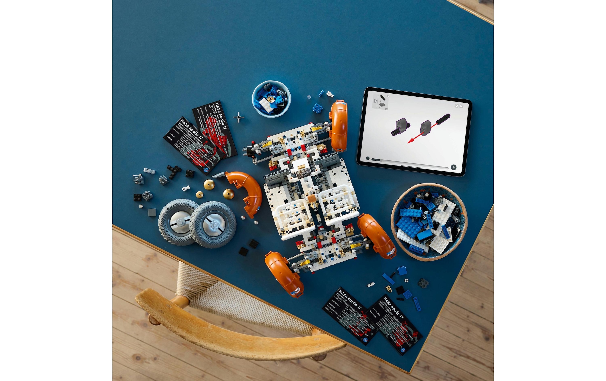 LEGO® Konstruktionsspielsteine »Technic NASA Apollo Lunar Roving Vehicle (LRV) 42182«, (1913 St.)