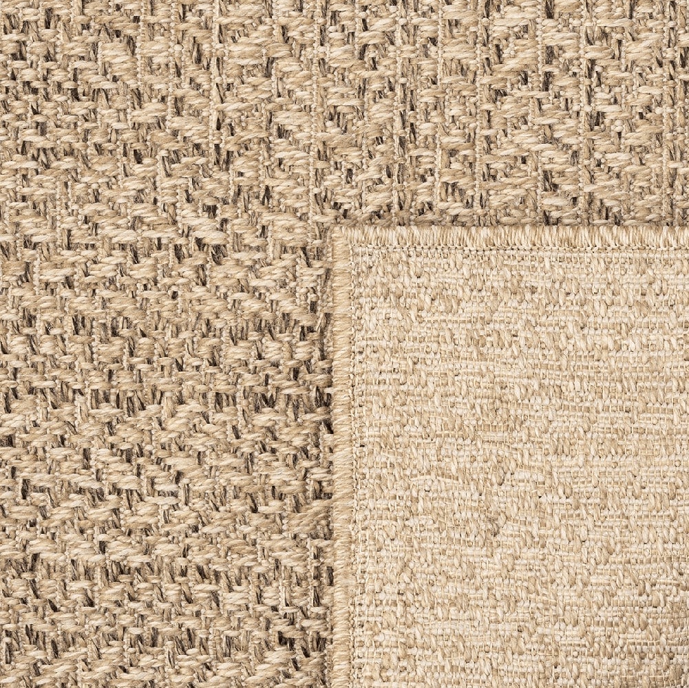 the carpet Outdoorteppich »Kansas«, rechteckig, 1 mm Höhe, moderner robuster In und Outdoor Teppich Jute Look