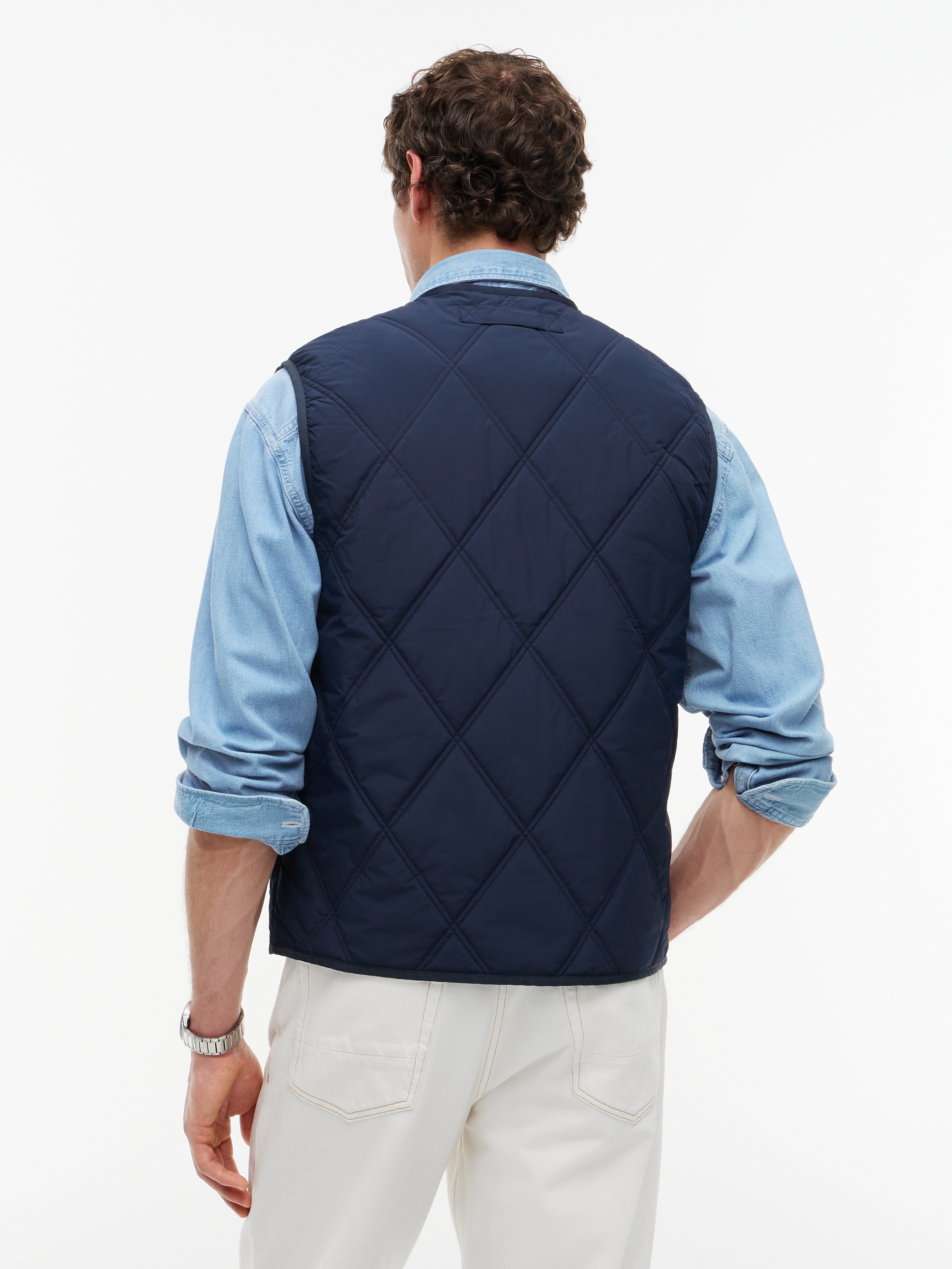 Tommy Hilfiger Steppweste »DIAMOND QUILT« mit Rautensteppung und Reissverschluss