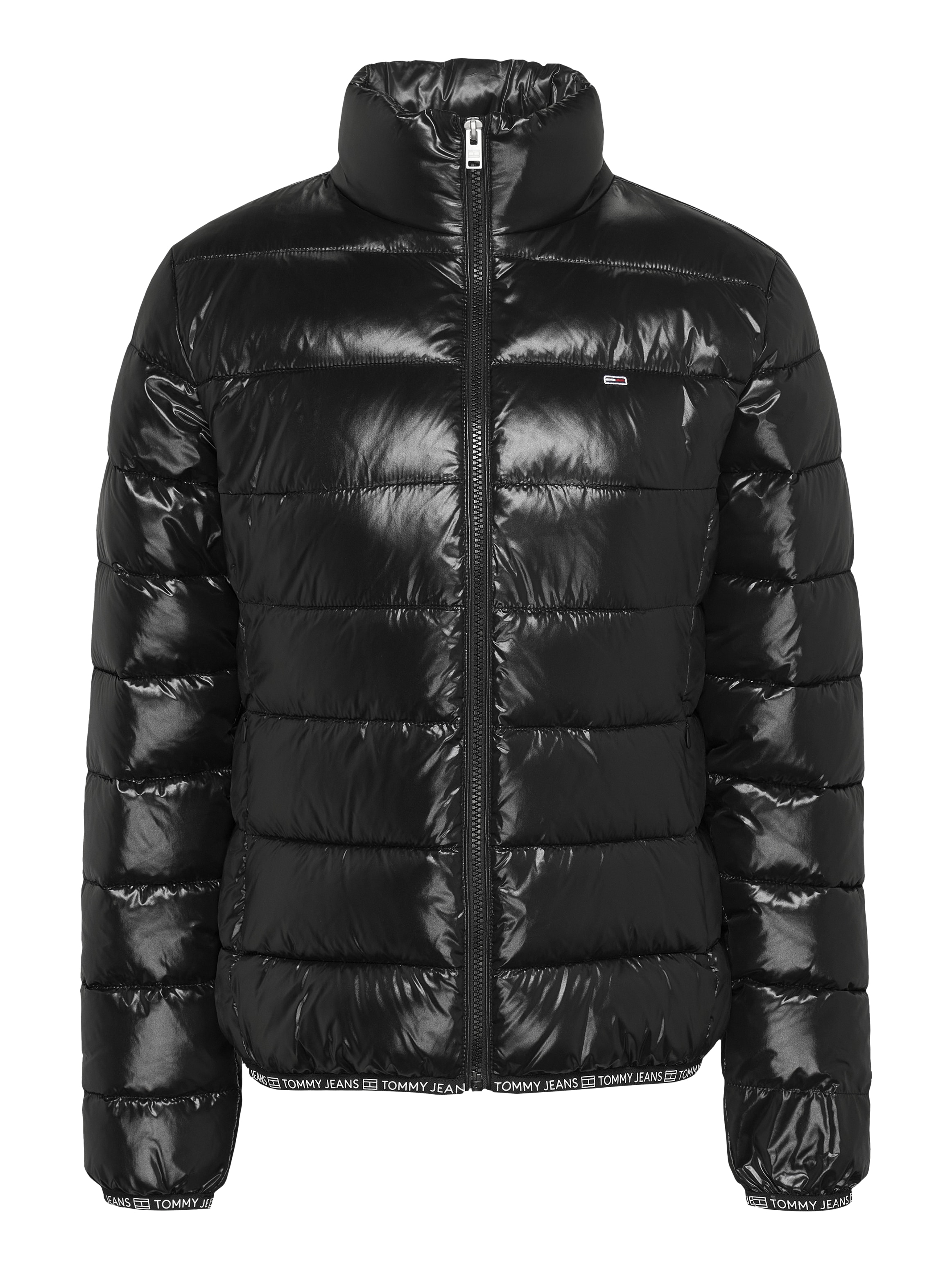 Tommy Jeans Steppjacke »TJW ESSENTIAL TAPE JACKET EXT«, in glänzender Optik, mit Wattierung