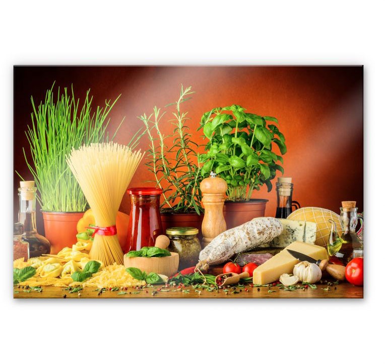 Image of Wall-Art Küchenrückwand »Spritzschutz Italienisch Kochen«, (1 tlg.) bei Ackermann Versand Schweiz