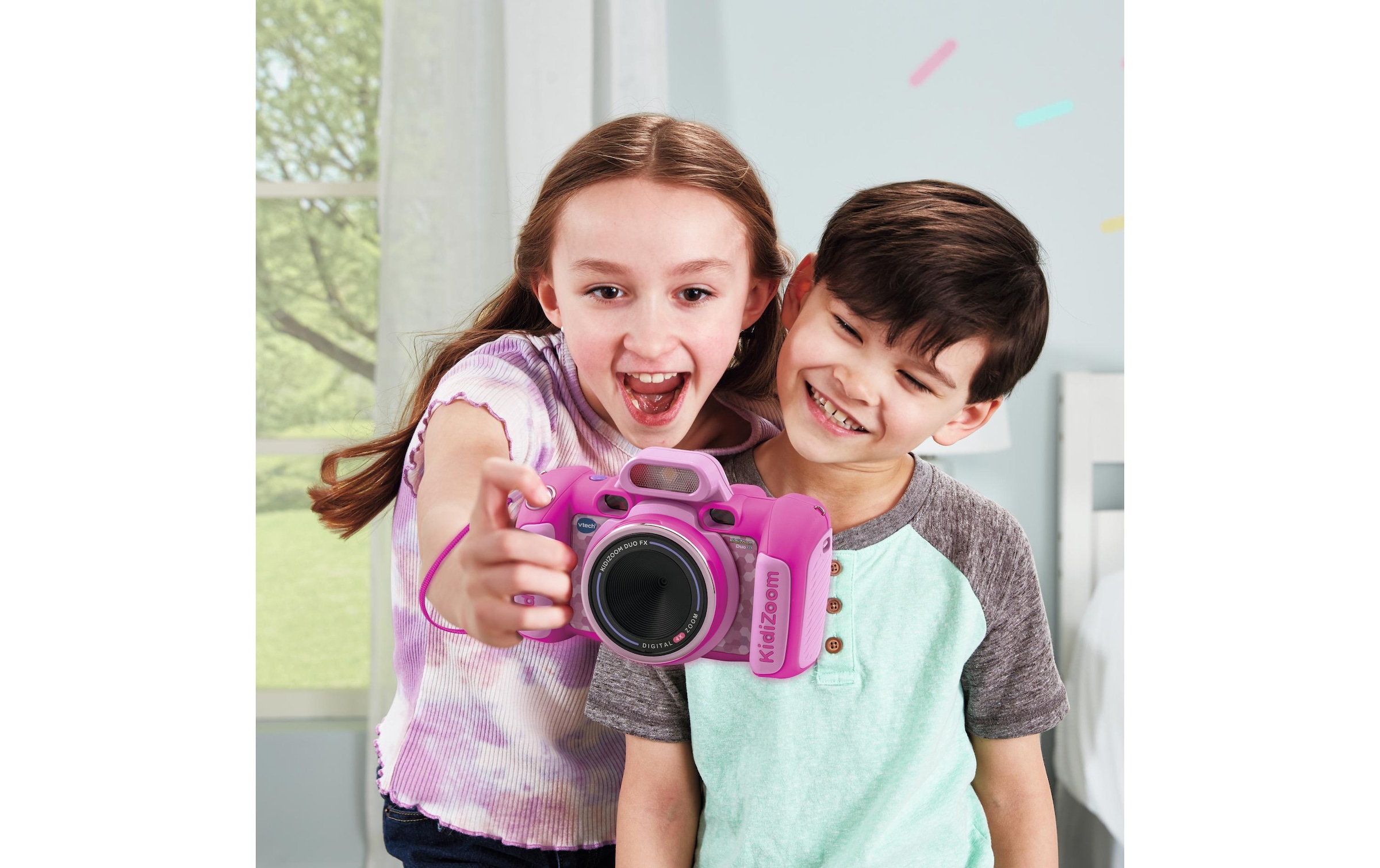 Trendige Vtech® Kinderkamera »Kidizoom Duo FX -FR- Rosa« ohne  Mindestbestellwert bestellen | Spielzeug-Kameras