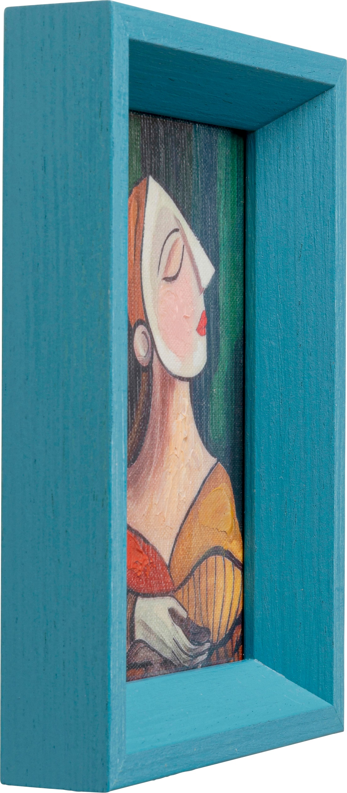Kare Design Tableau avec cadre »Gerahmtes Bild Portrait Cubism 13x18cm« Ensemble, 3, 3 cuis tlg.