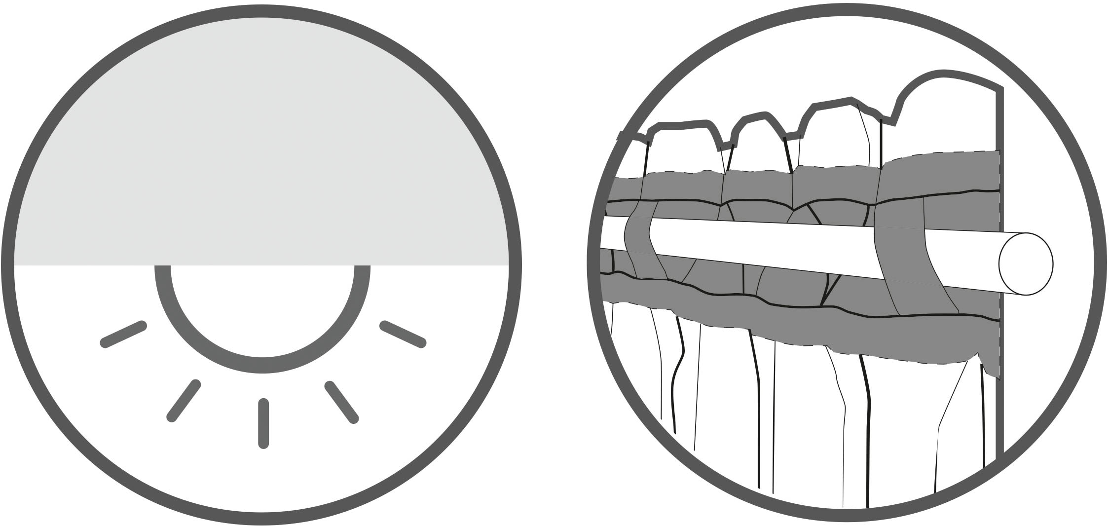 Sehlbach Gardine »Schal Rankenblätter« Schlaufen 1 Stk. tlg. mit Gardinenband und verdeckten Schlaufen