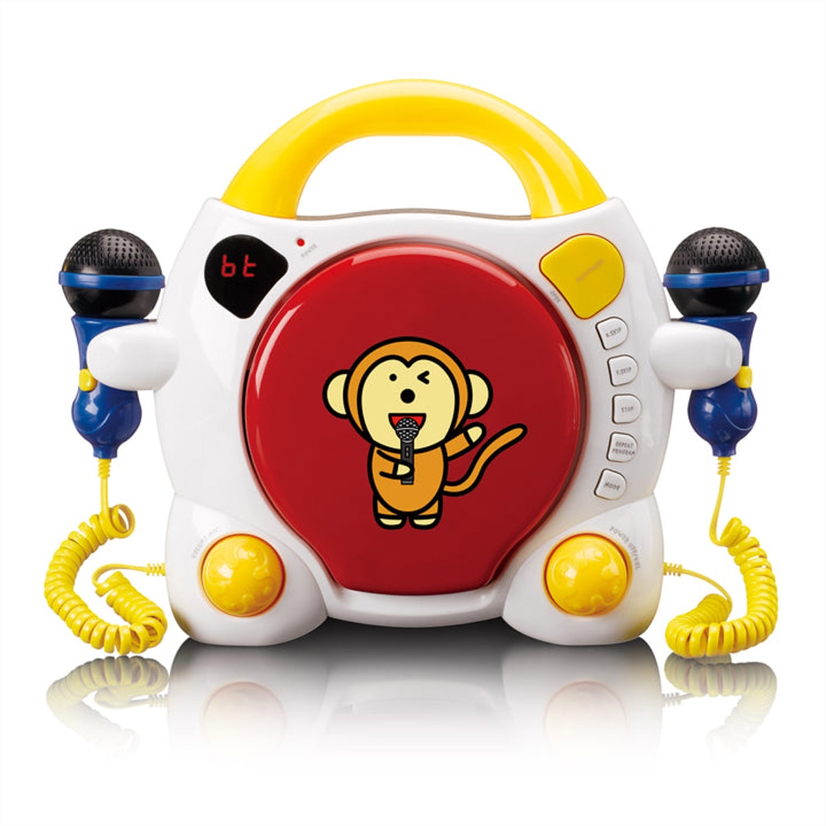 Lenco Portabler CD-Player »Lenco Portabler CD player KCD-011KIDS, BT, inkl. 2x Mikrofonen«