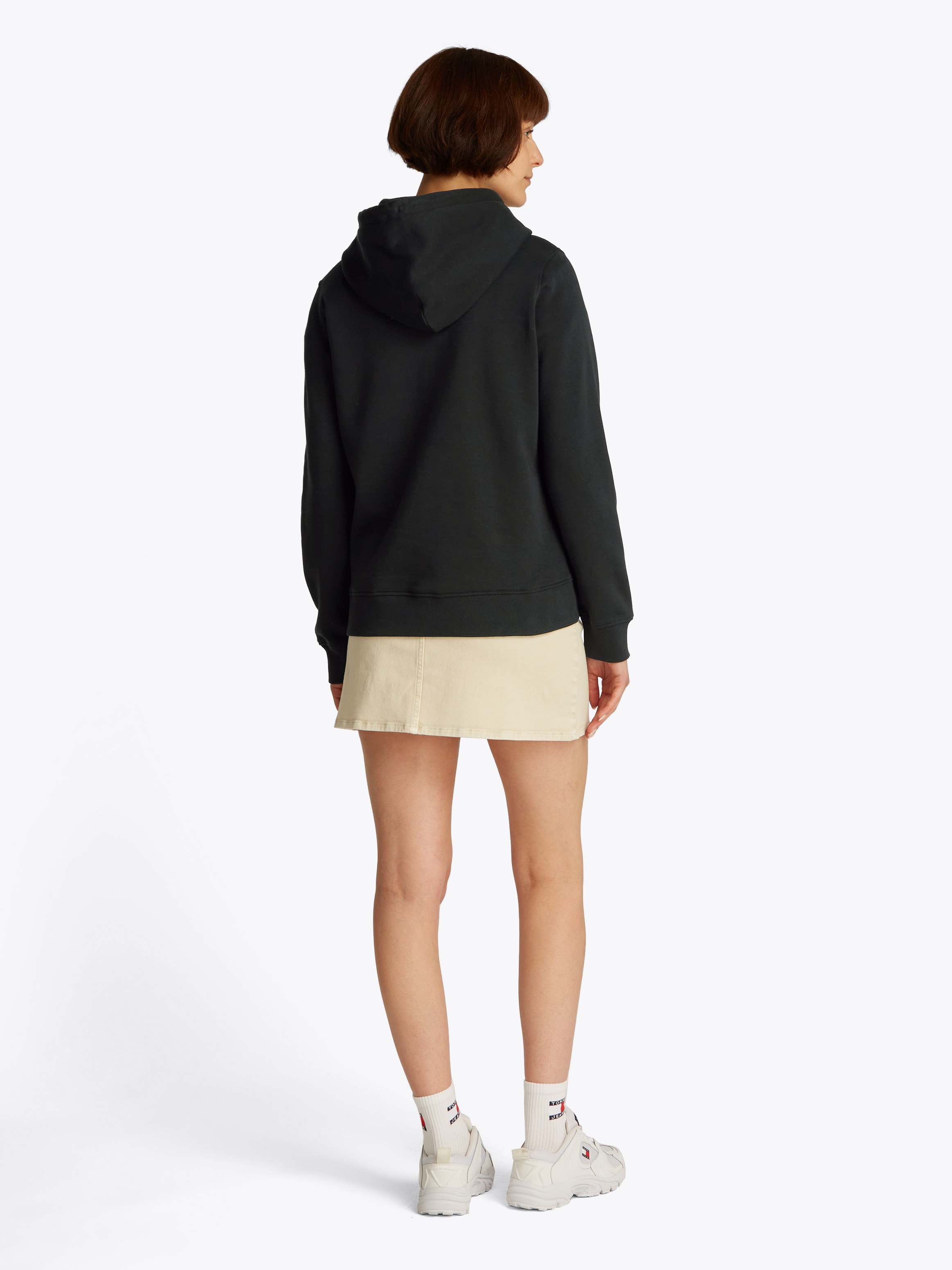 Tommy Jeans Curve Kapuzensweatshirt »TJW REG TONAL LINEAR HOODIE EXT«, in Grossen Grössen, Kapuze, Logostickerei