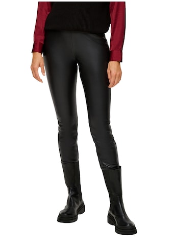 Leggings, in Leder-Optik und Extra Slim