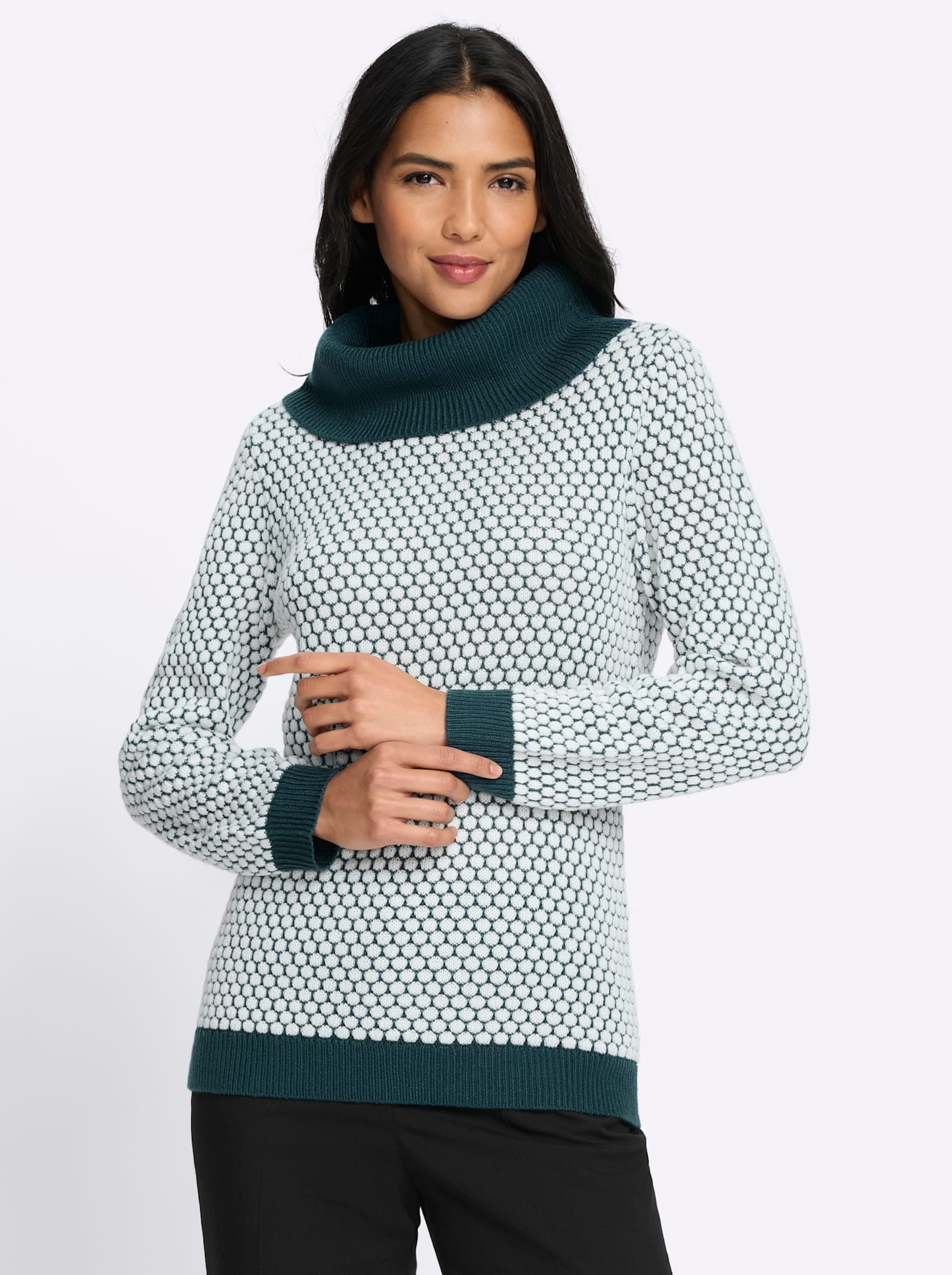 Classic Basics Pull à col roulé »Rollkragen-Pullover«