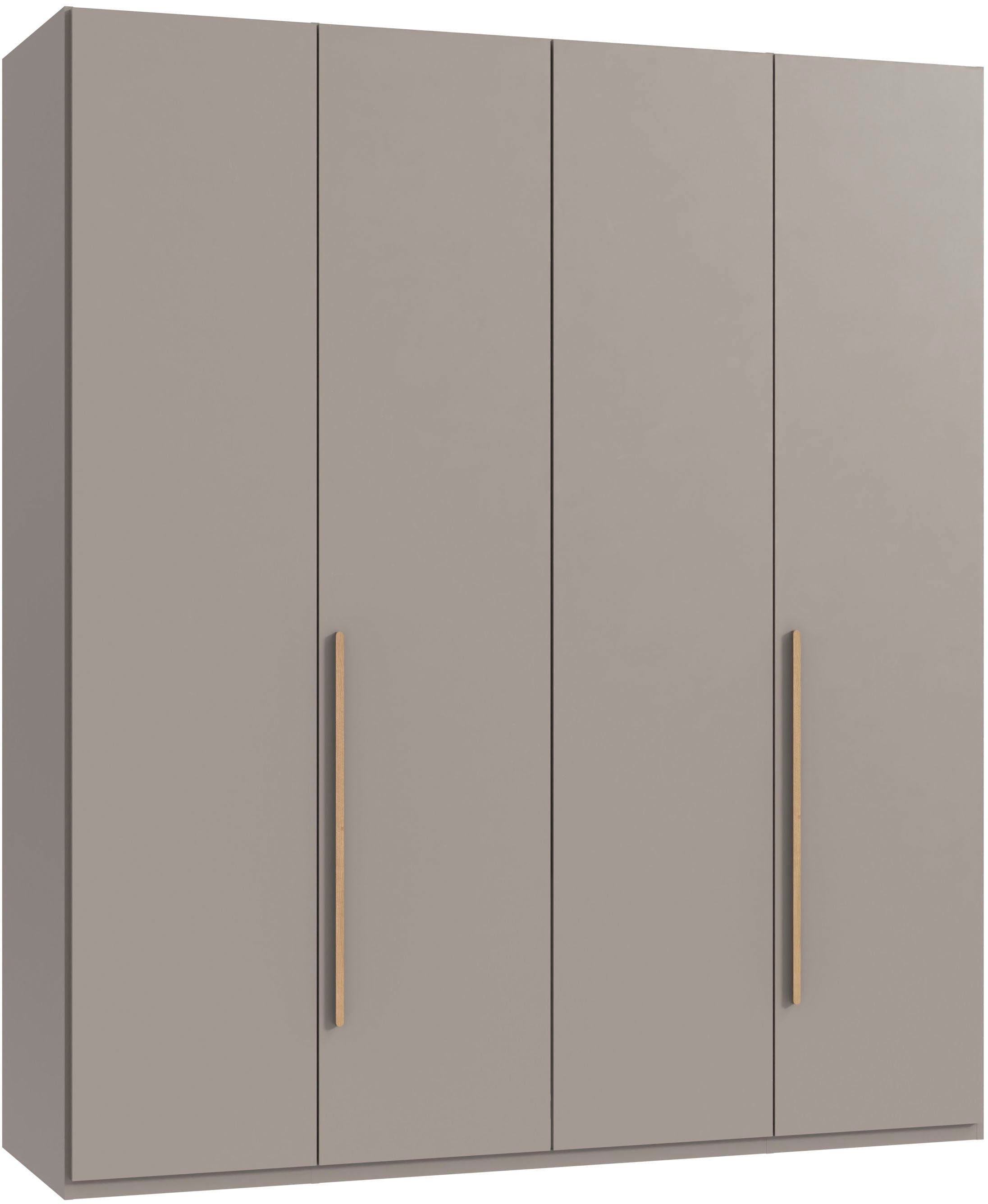 Wimex Drehtürenschrank »Kleiderschrank London, in den Breiten 180cm, 225cm oder 270cm« mit verschiedenen Griffen in goldfarben, silberfarben oder schwarz,  wahlweise mit Basic- oder Premium-Ausstattung erhältlich