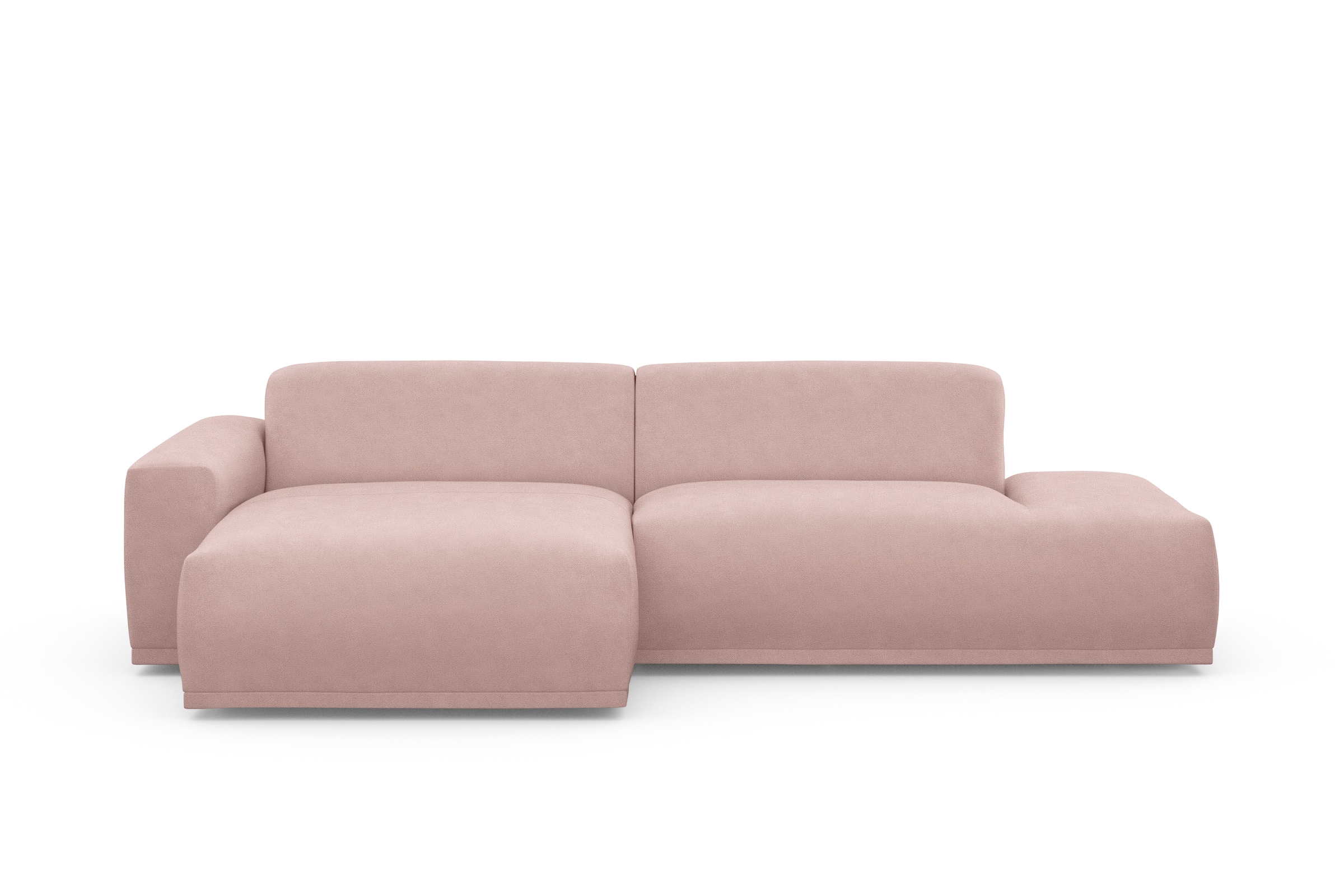 TRENDMANUFAKTUR Ecksofa »Braga, mit hochwertigem Kaltschaum, L-Form, Japandi-Design« modernes Sofa, Couch mit hohem Sitzkomfort, 275/72/160 cm (B/H/T)