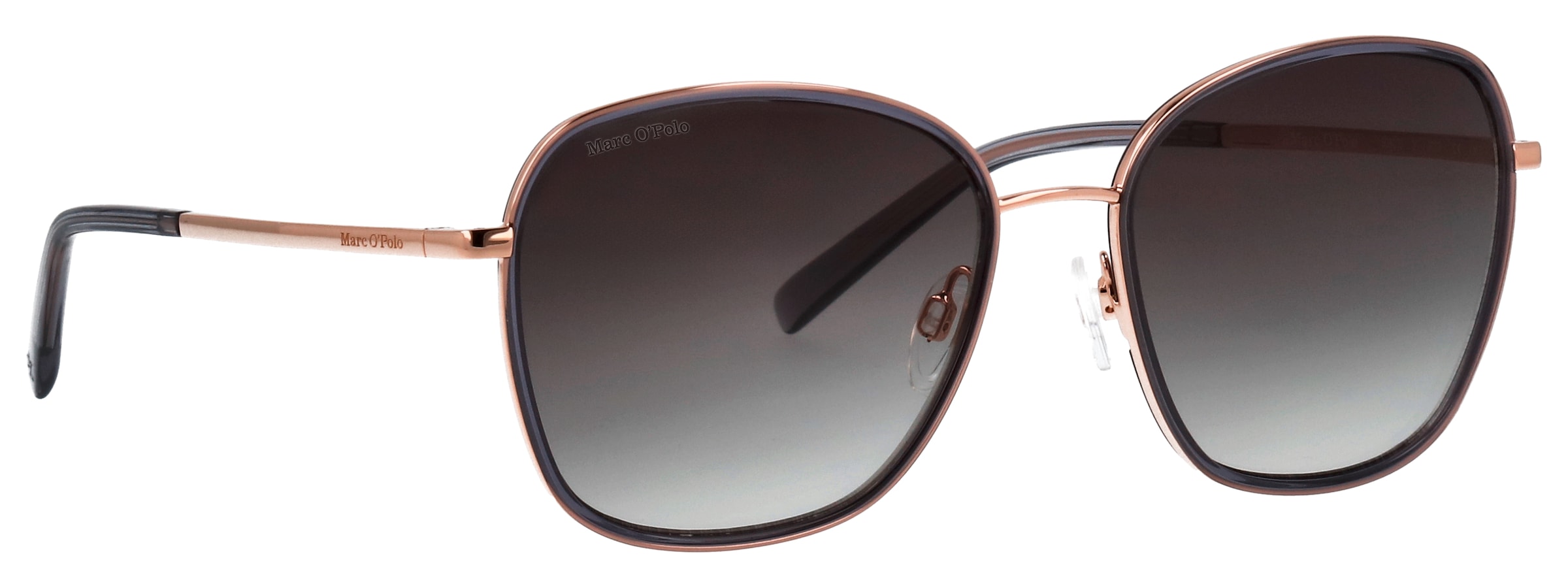 Marc O'Polo Sonnenbrille »Modell 508000« Form Butterfly, Logoschriftzug auf Bügel, Kombifassung