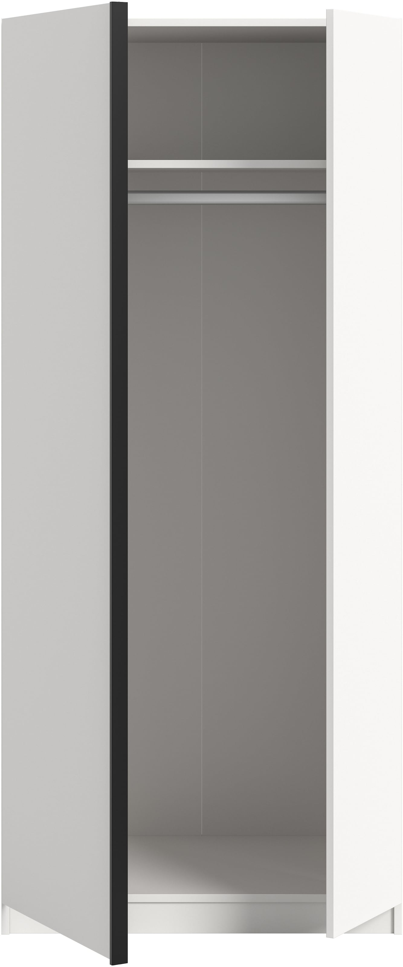 Home affaire Kleiderschrank »BENDINGO, TOPSELLER!, Schlafzimmerschrank, Schrank, Garderobenschrank« OTTO BESTSELLER, Garderobe & Schlafzimmer,  Breite 80cm, weiss, 2-türig, inkl. 1 Kleiderstange und 1 Ablageboden