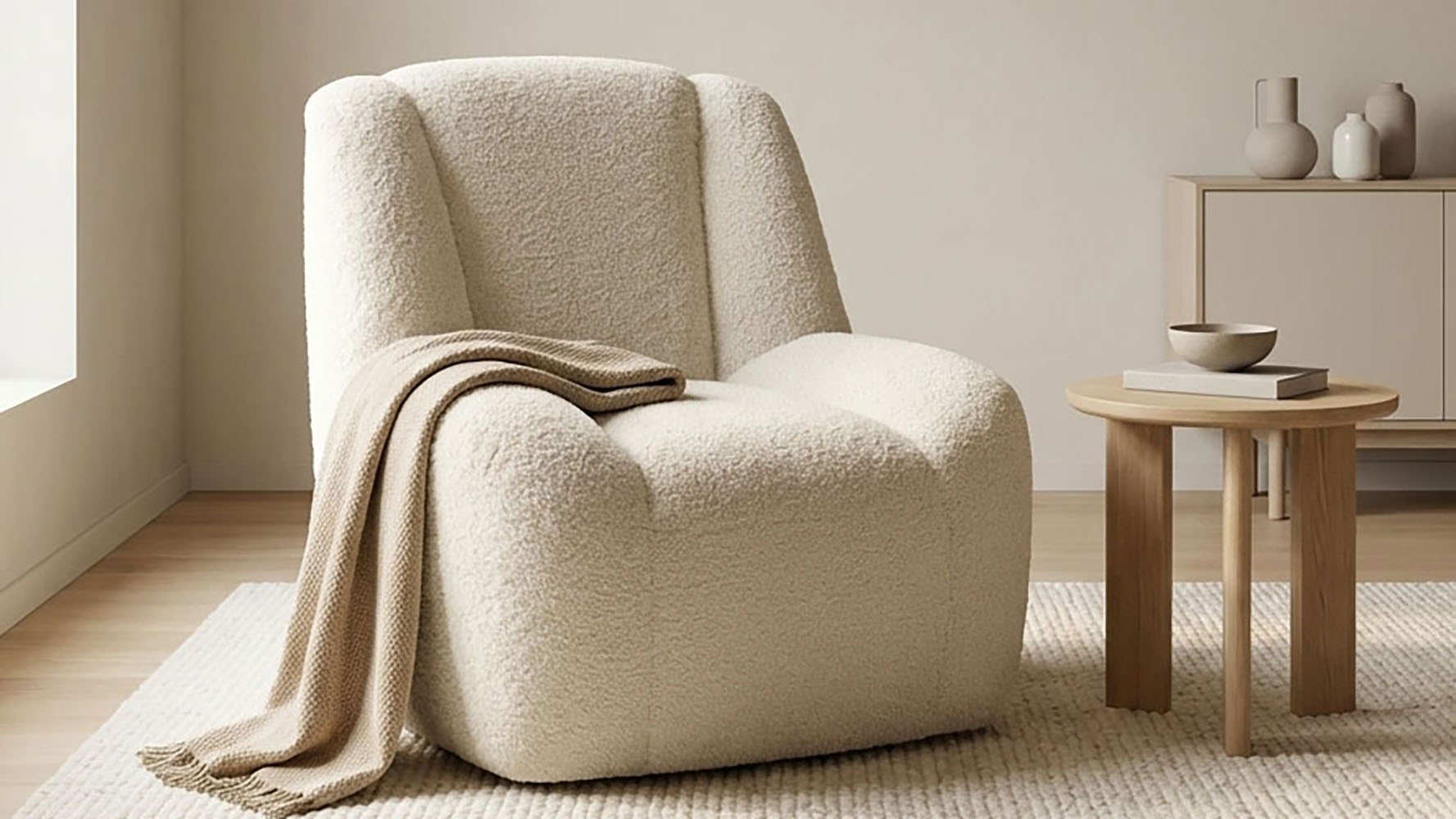 Image of DOMO collection Sessel "Ryos, organische Form" skulpturale Opik, cozy chic