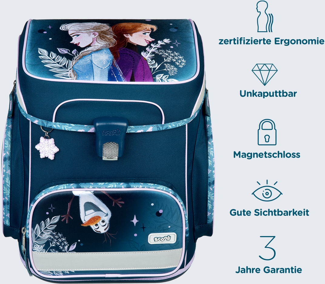 Scooli Schulranzen »EasyFit, Frozen«, Reflektoren