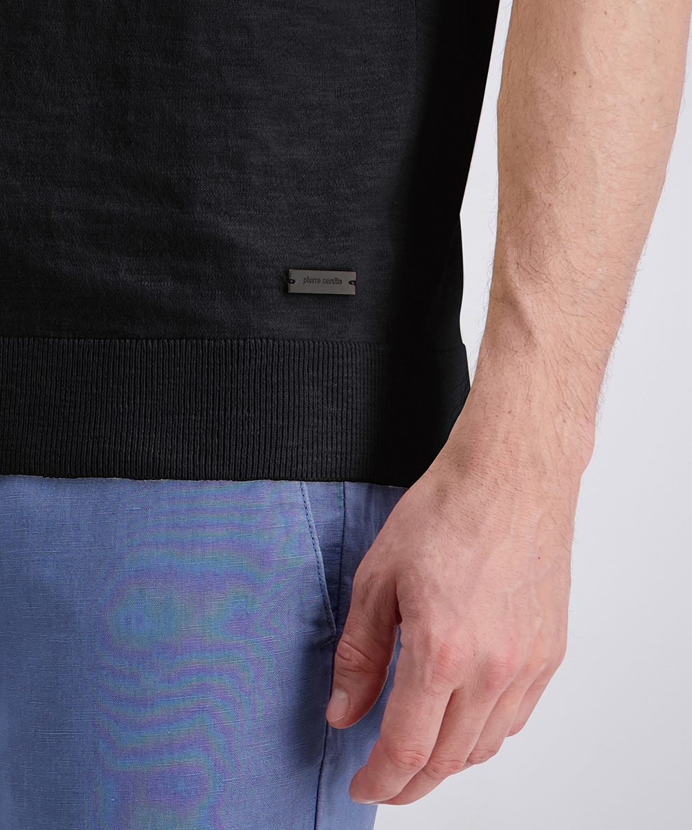 Pierre Cardin Polo »Polo Strick« coupe régulière, manches courtes, forme 3 boutons