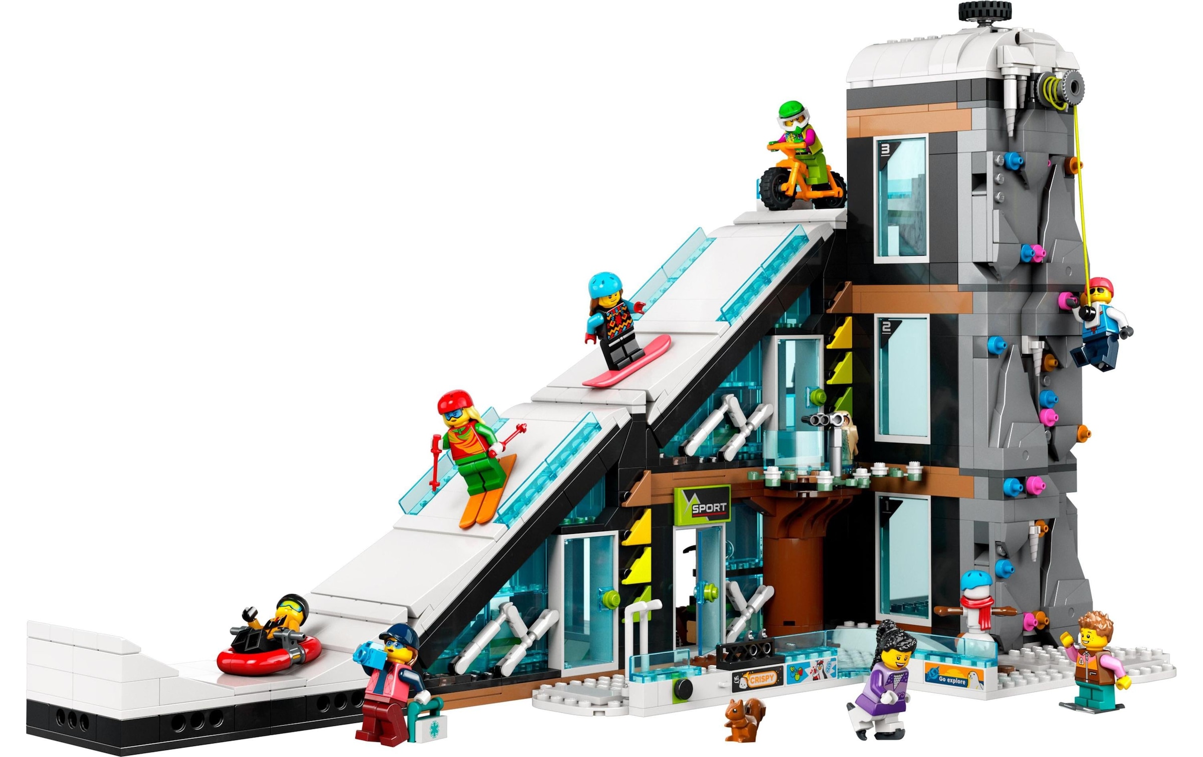 LEGO® Spielbausteine »City Wintersportpark 60366«, (1045 St.)