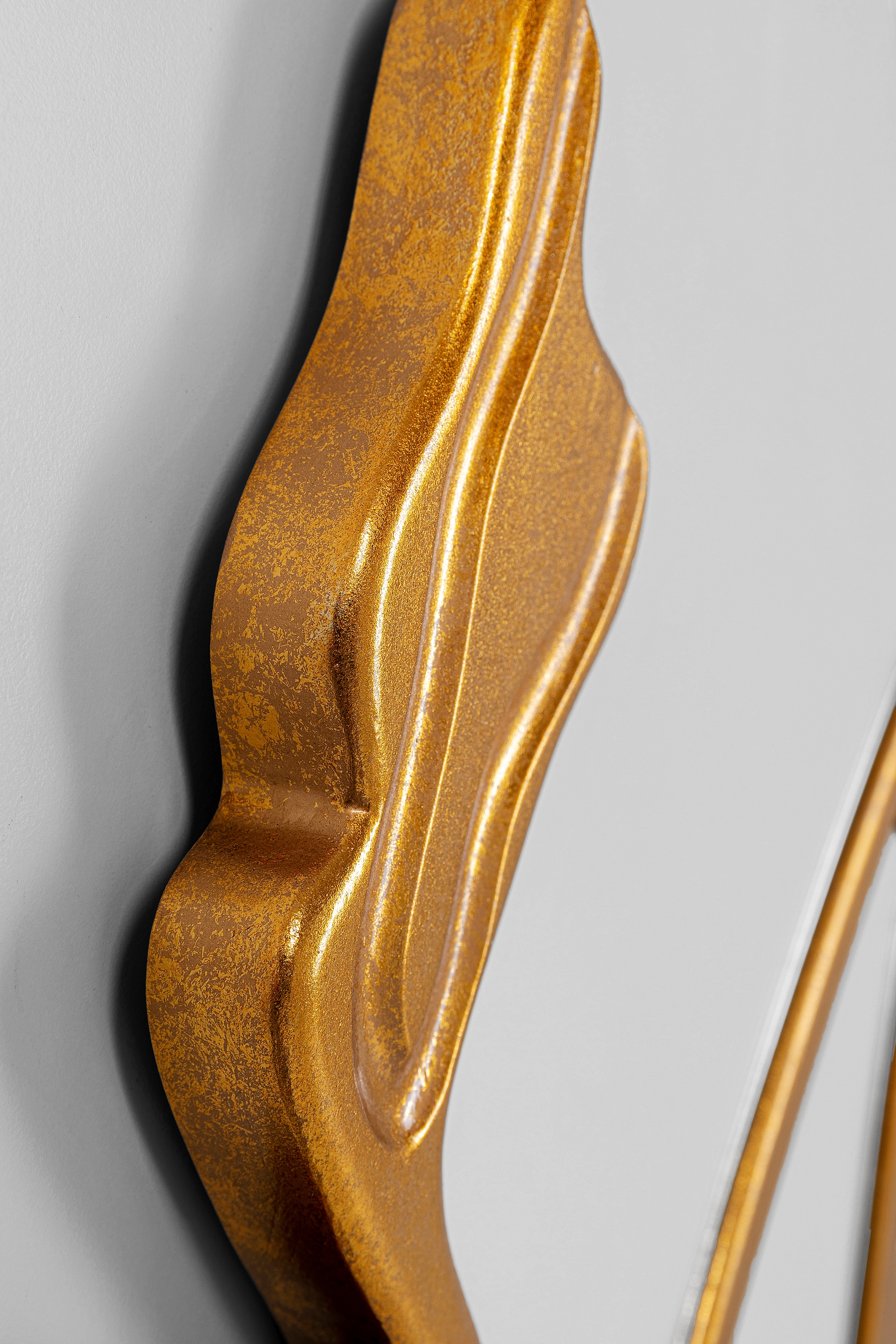 Kare Design Miroir mural »Wandspiegel Pieces Gold Ø100cm«