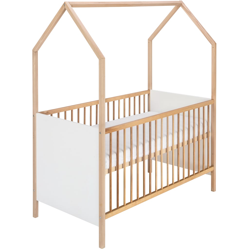 Schardt Babyzimmer-Komplettset »Sienna«, (Set, 3 St., Hausbett, Schrank, Wickelkommode)