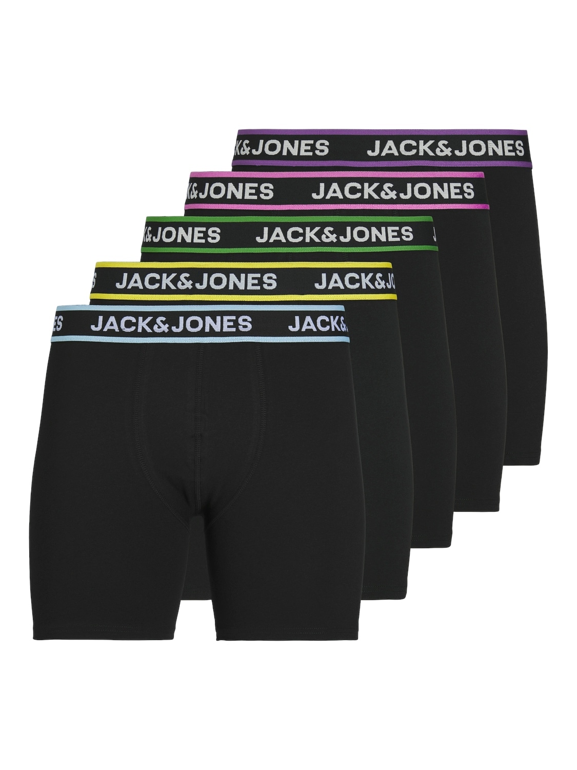 Boxershorts »JACLIME SOLID BOXER BRIEFS 5 PACK«