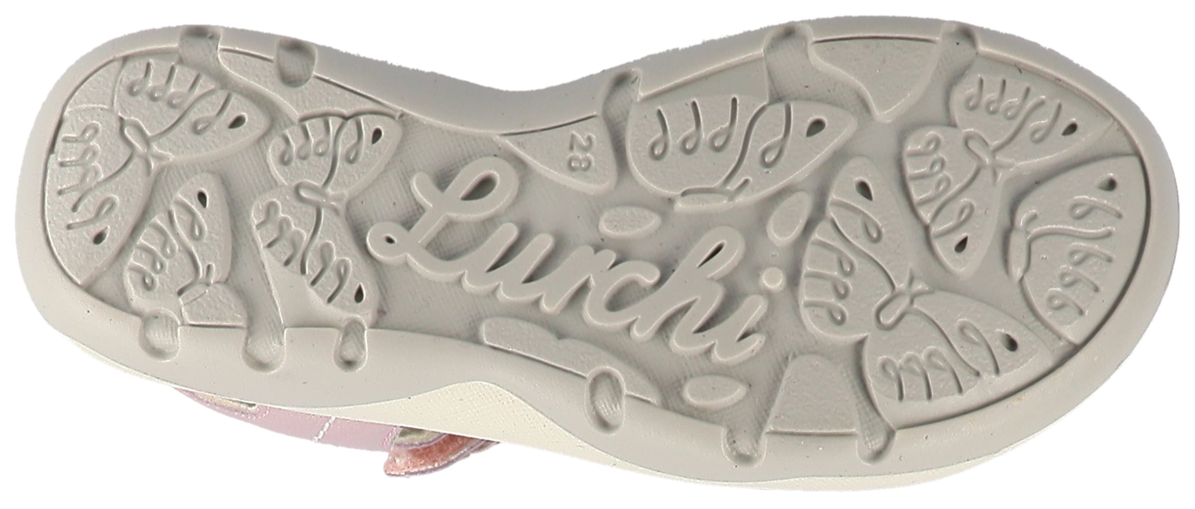 Lurchi Sandale »Farfalla«  , chaussure à scratch avec strass, gabarit de taille à télécharger