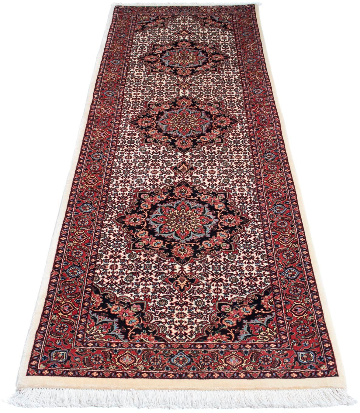 Image of morgenland Seidenteppich »Bidjar Medaillon 313 x 82 cm«, rechteckig, 1,5 mm Höhe, Unikat mit Zertifikat bei Ackermann Versand Schweiz