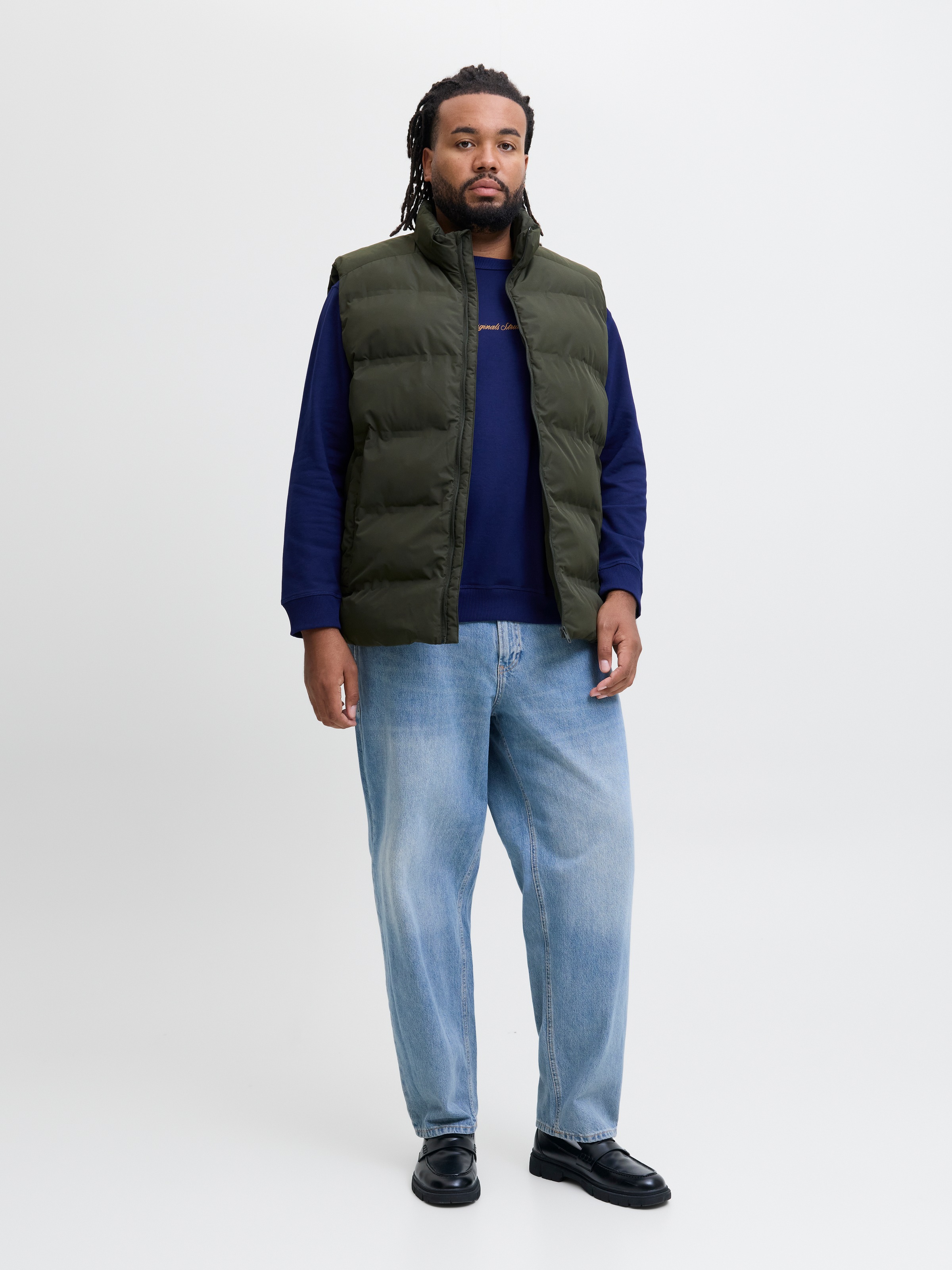 Jack & Jones PlusSize Gilet matelassé »JJESOHO BODYWARMER COLLAR SN PLS«
