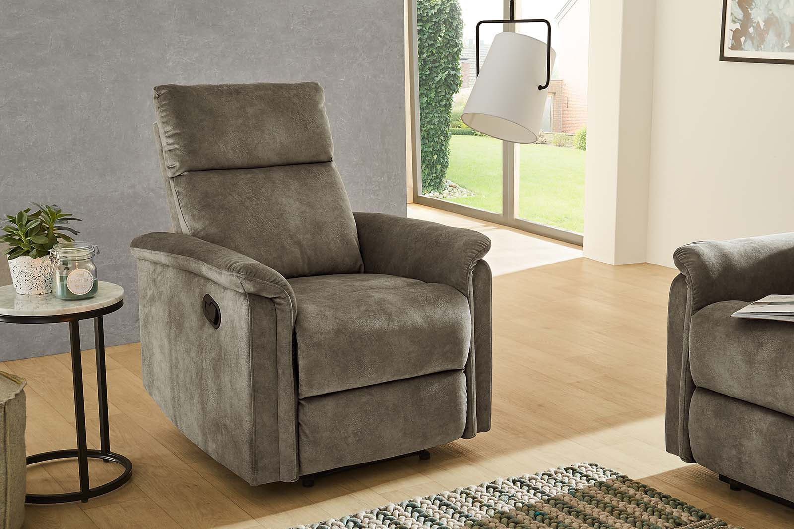 Image of Jockenhöfer Gruppe Sessel "Amrum, B: 78 cm, Sitzhöhe: 50 cm" mit Relax- & Liegefunktion, Taschenfederkern-Polsterung