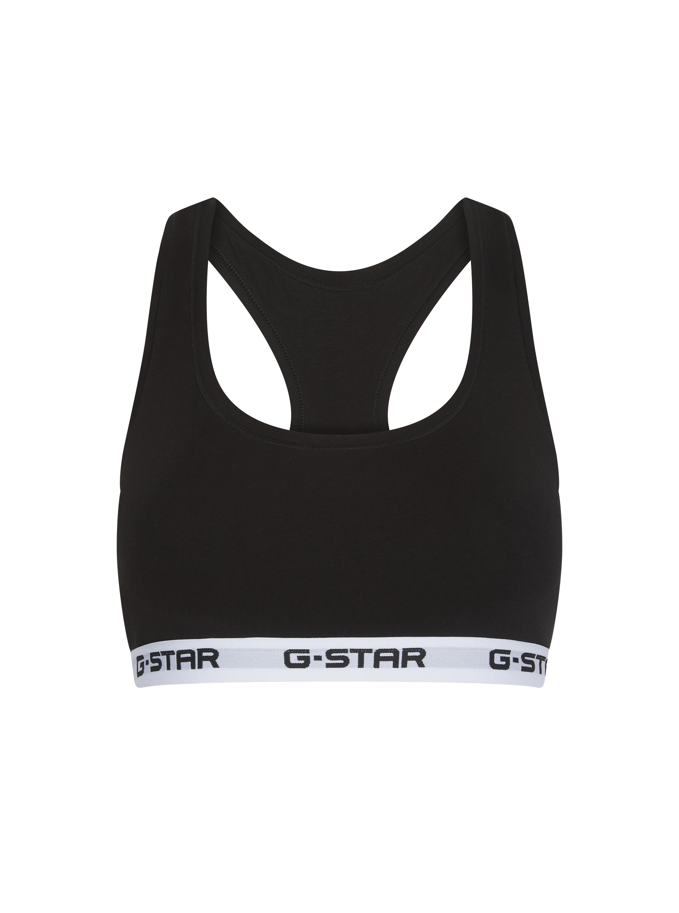 G-STAR Bralette »CARNELIAN, BRAS 2 PACK RACERBACK« Packung, 2 Stk. mit Logo-Saum