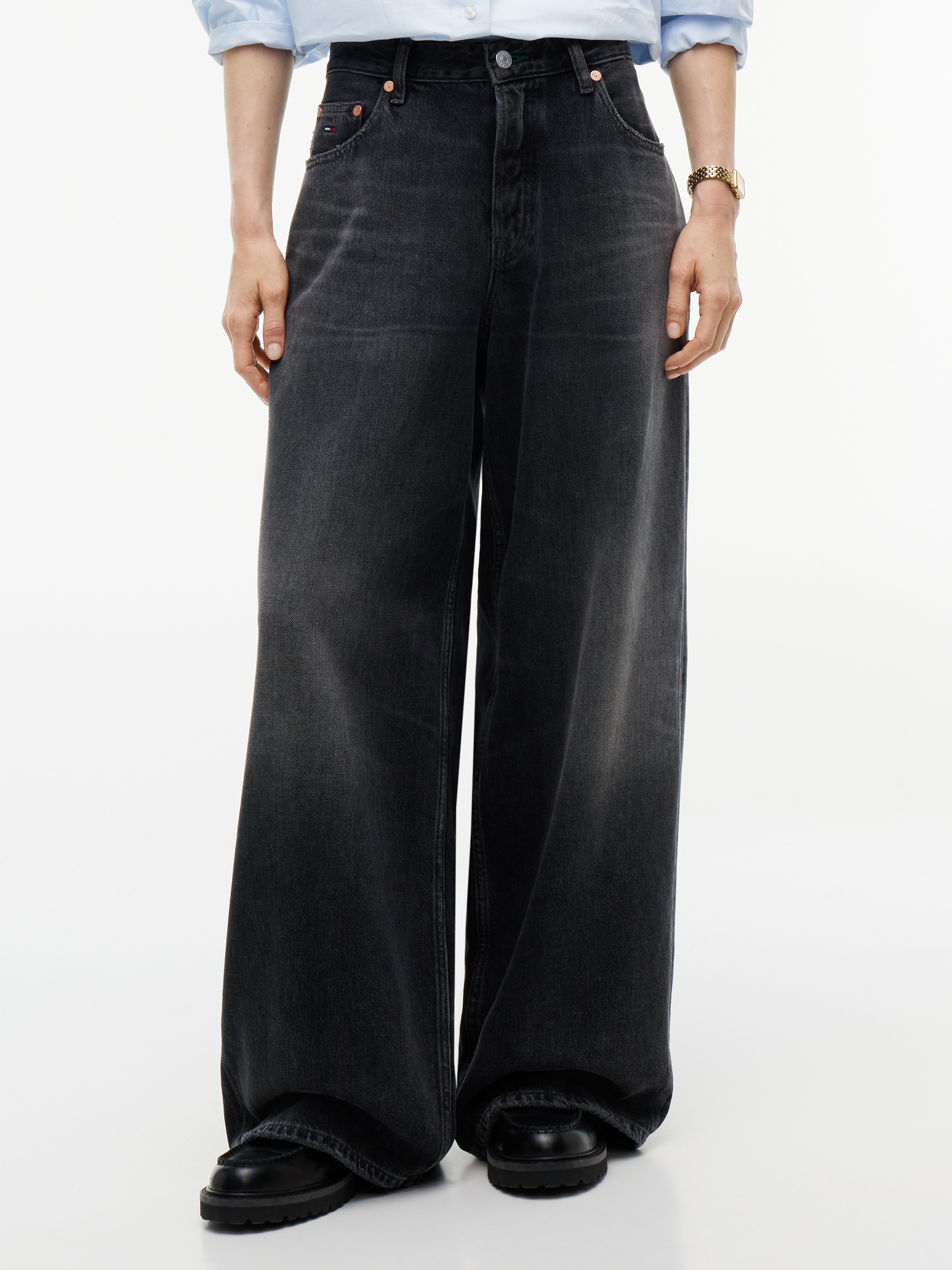 Image of Tommy Jeans Loose-fit-Jeans "CHARLIE MID RISE LOOSE DJ6084" Baumwollmischung, loose fit