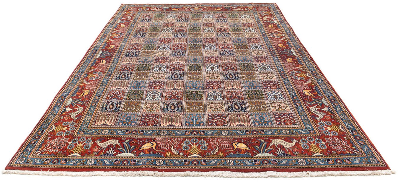 Image of morgenland Hochflor-Läufer »Meymeh Medaillon Rosso scuro 192 x 106 cm«, rechteckig, 1 mm Höhe, Unikat mit Zertifikat bei Ackermann Versand Schweiz