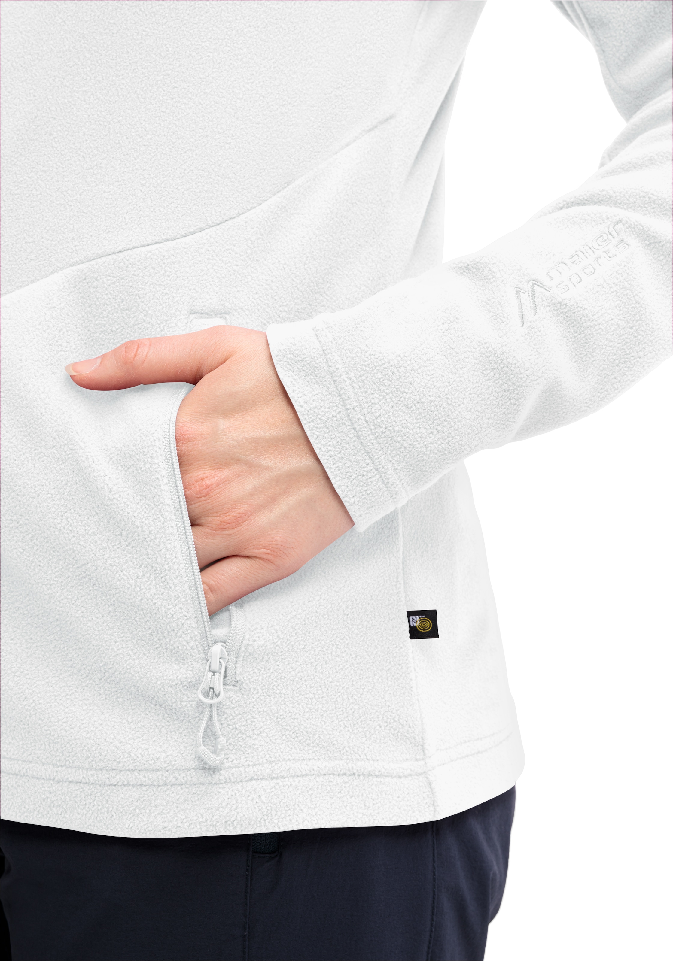Maier Sports Fleecejacke »Denise Jacket W« Damen Midlayer, atmungsaktiv schnelltrocknend, Full-Zip, Regular fit