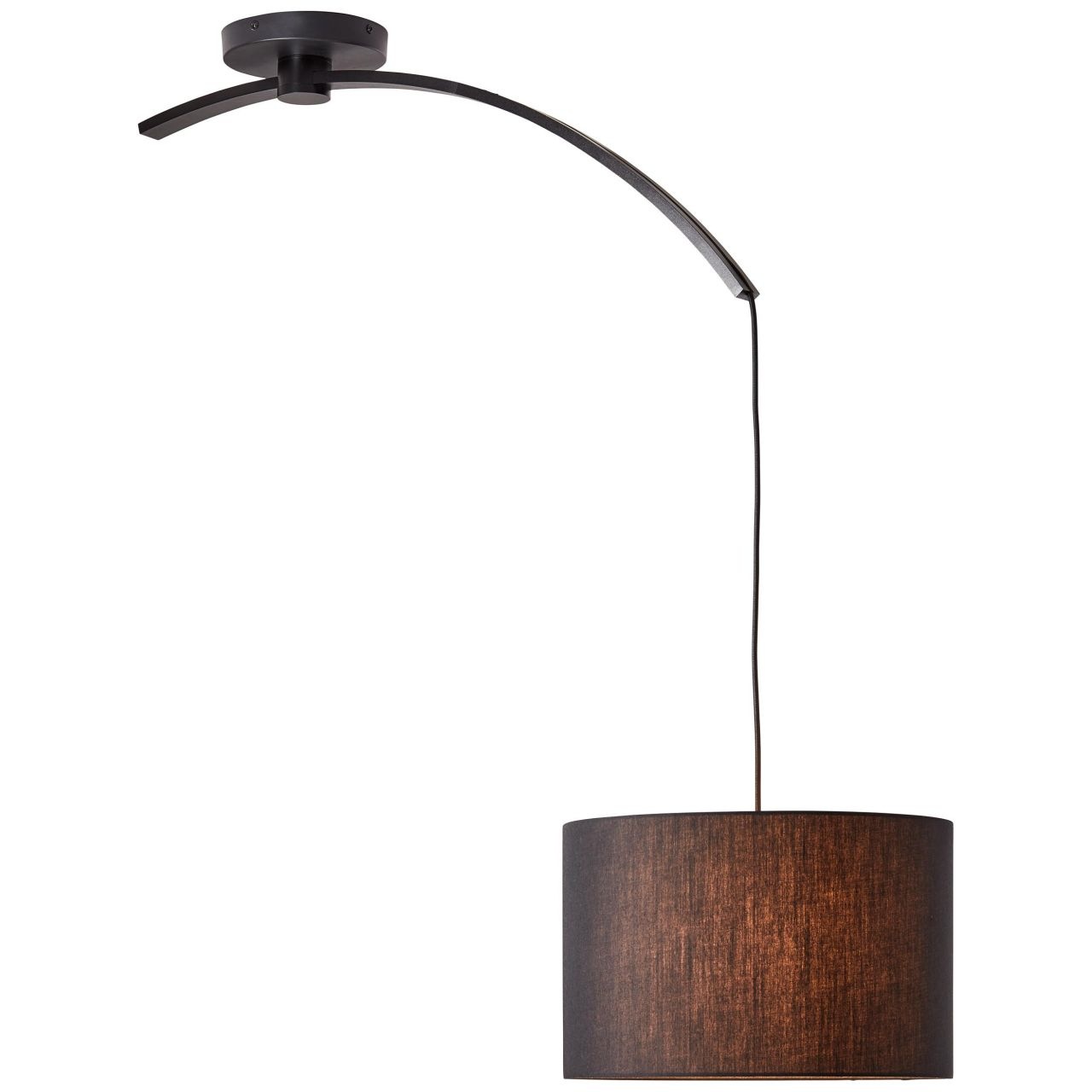 Image of Brilliant Leuchten Pendelleuchte »Daria«, E27, 1 St., Hängelampe mit Auslegearm schwarz bei Ackermann Versand Schweiz