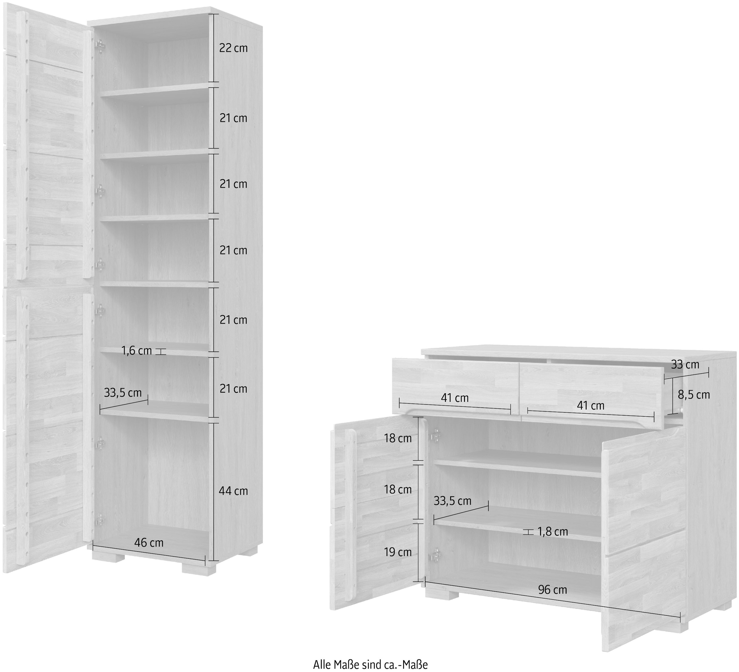 Home affaire Ensemble de vestiaires 4 cuis tlg.