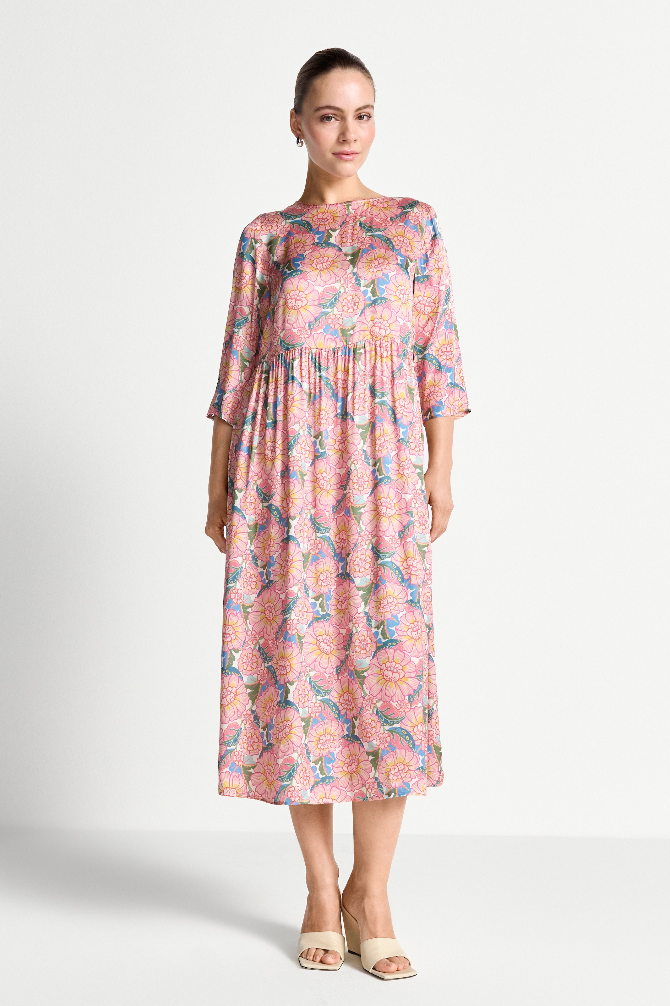 Image of RICHROYAL Midikleid Ohne Tasche im Liberty-Blumenmuster