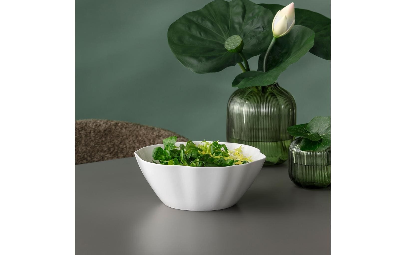 Image of Villeroy & Boch Salatschüssel "Pura 1 Stück" aus Porzellan